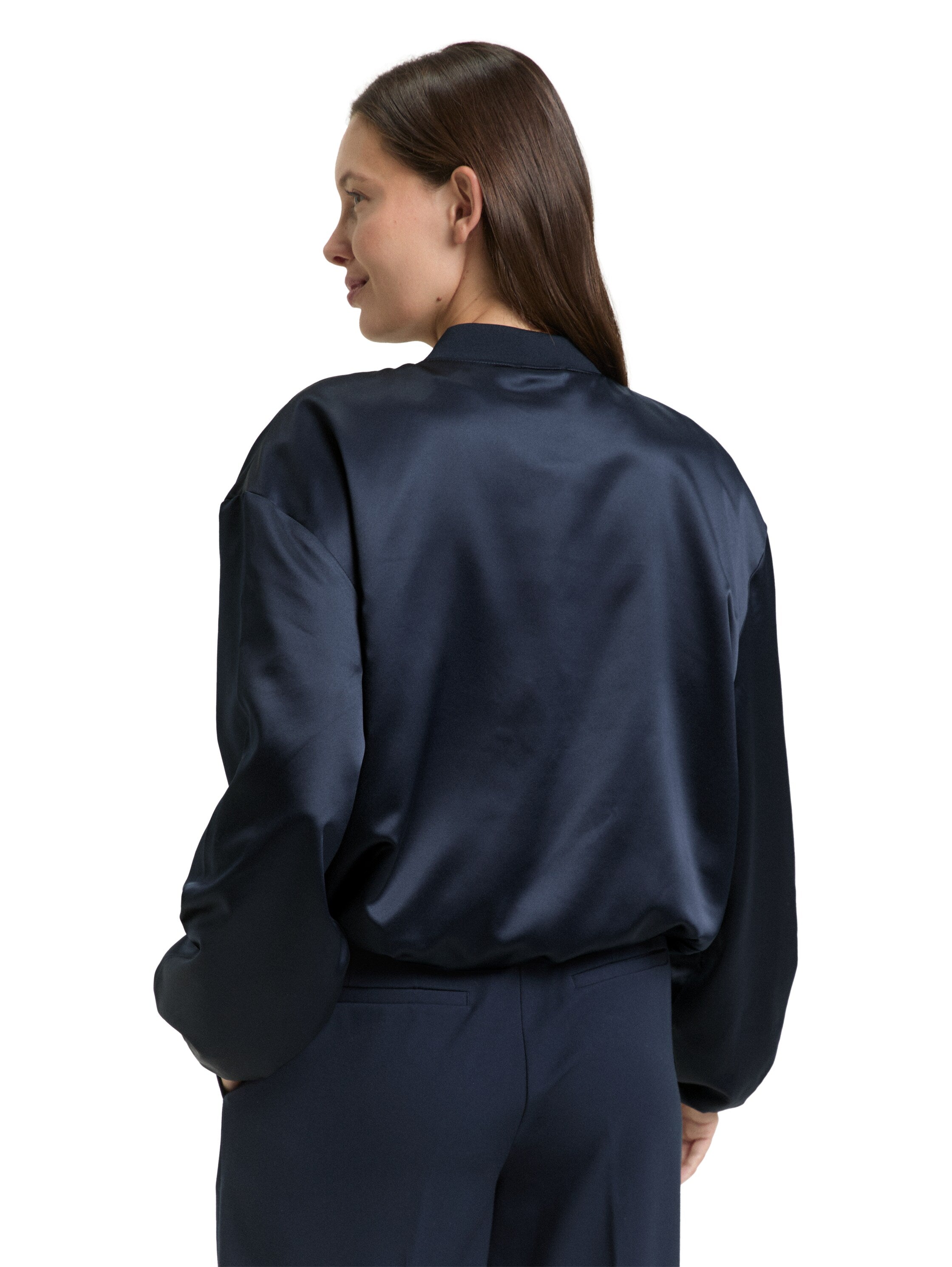 Tom Tailor Navy Silky Jacket