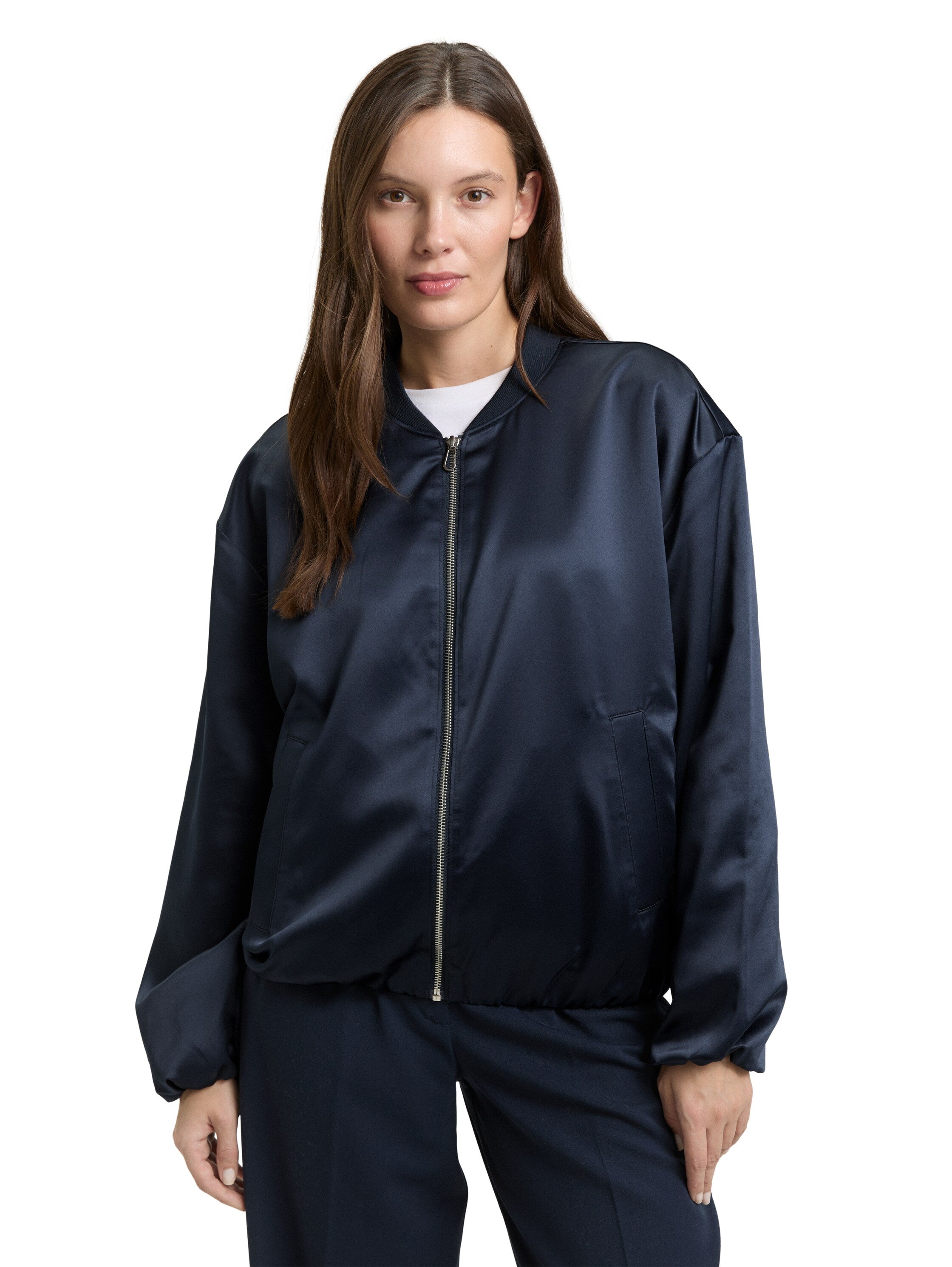 Tom Tailor Navy Silky Jacket