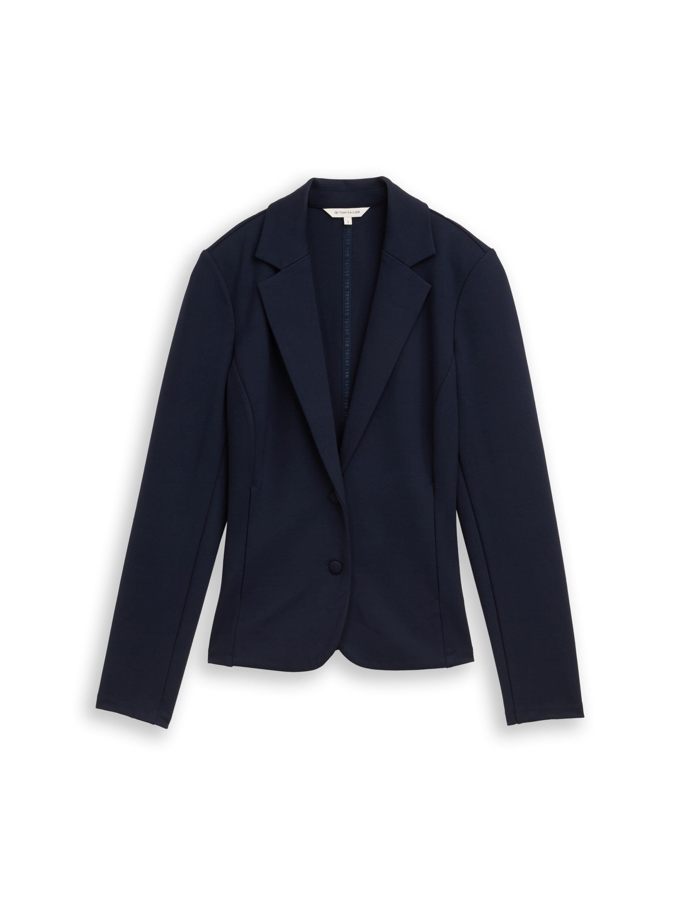 Tom Tailor Navy Blazer With Slit Pockets