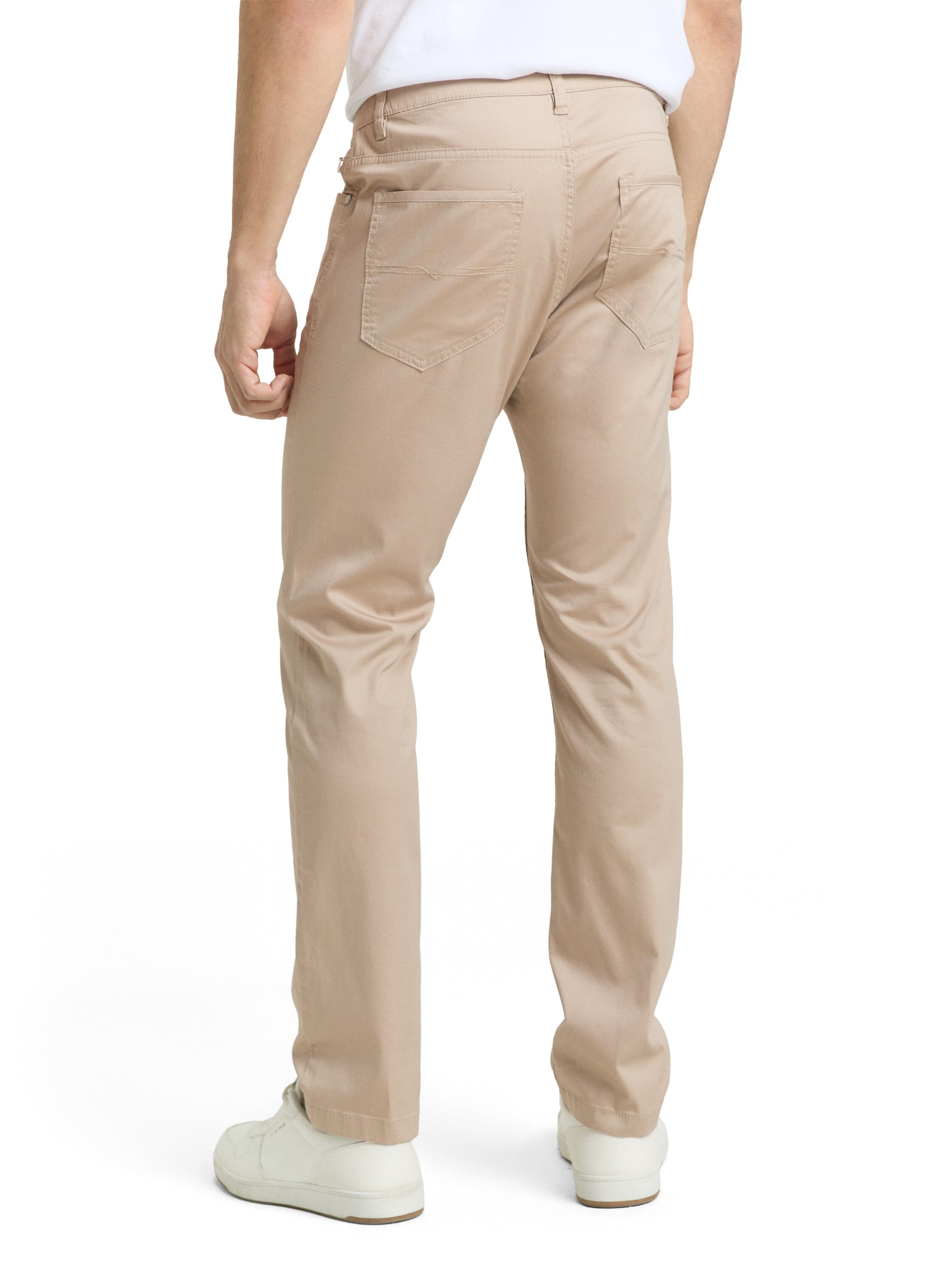 Tom Tailor Beige Regular Slim Trousers