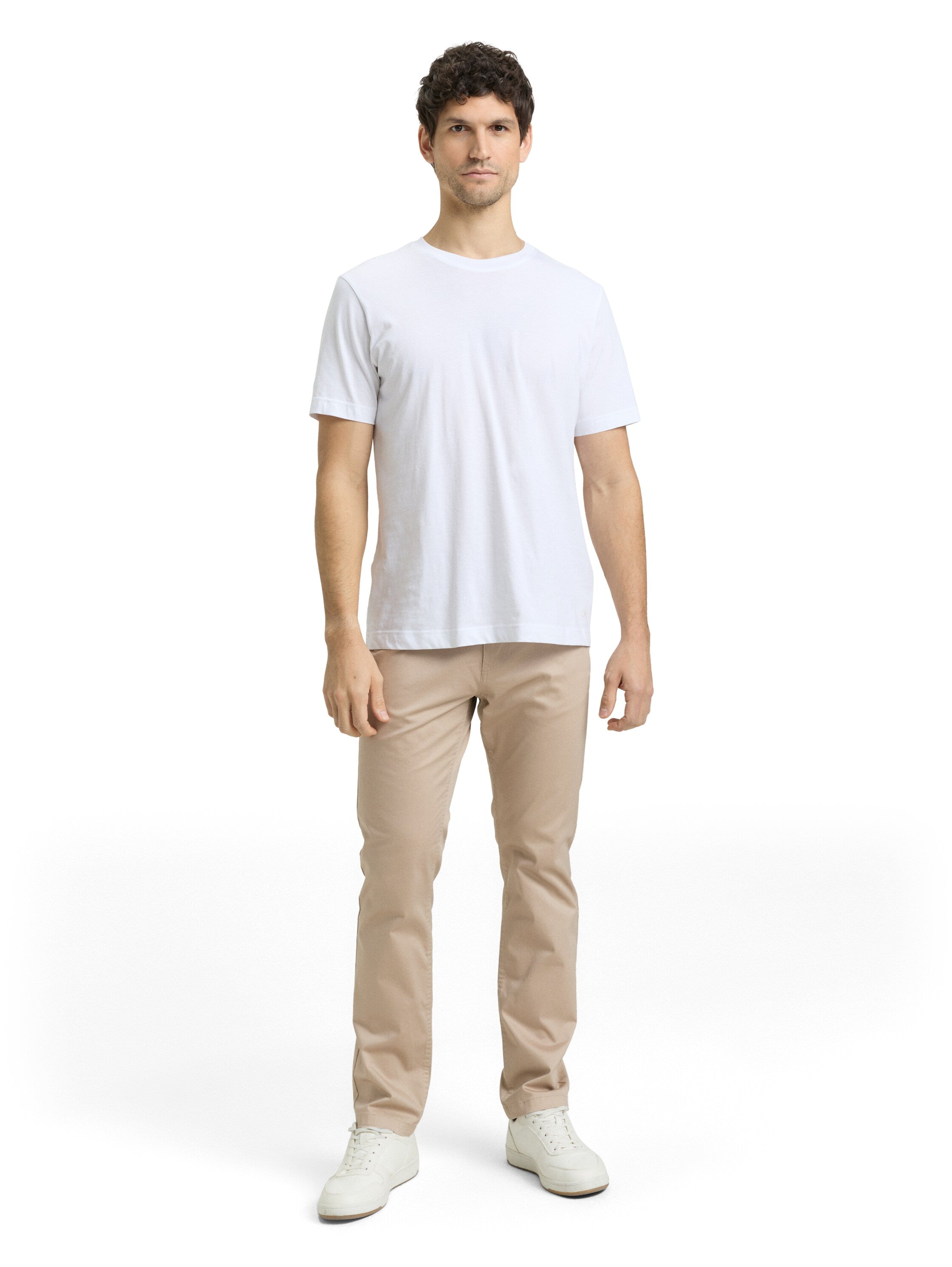 Tom Tailor Beige Regular Slim Trousers