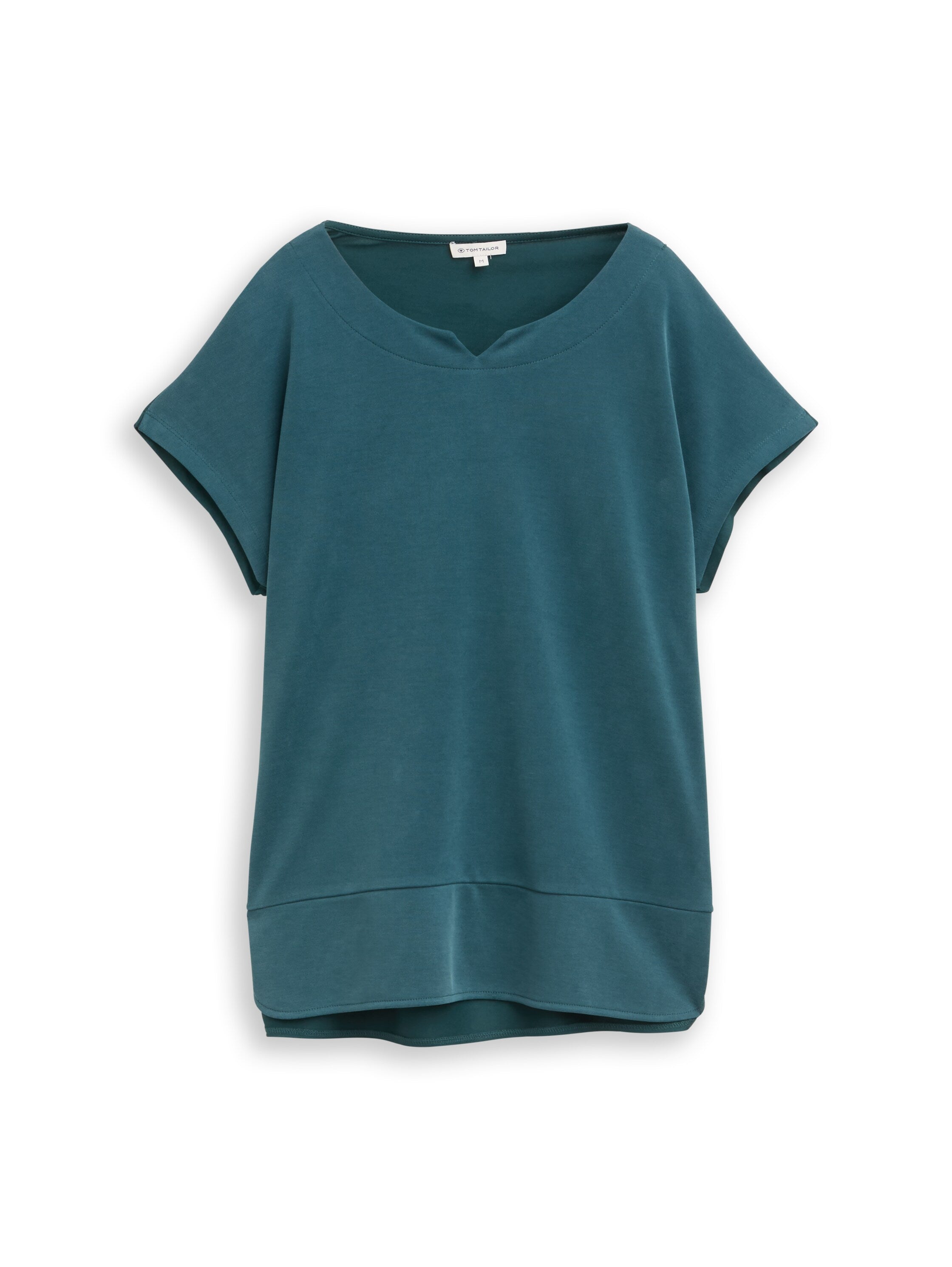 Tom Tailor Short Sleeved Green Top