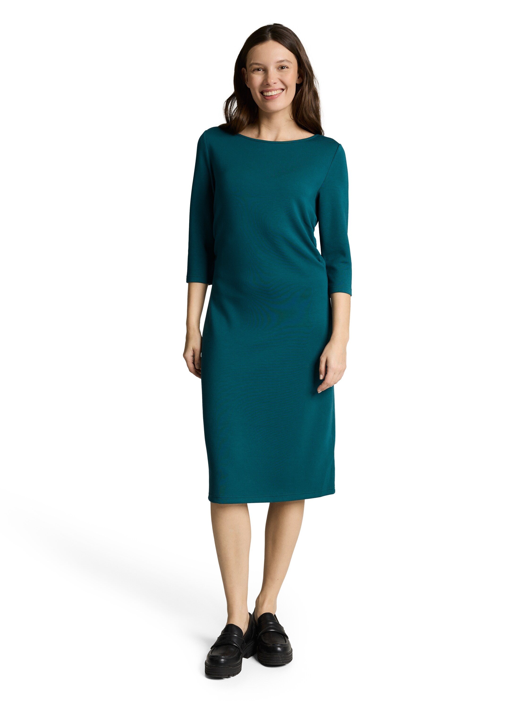 Tom Tailor Green Dress With Ruffles