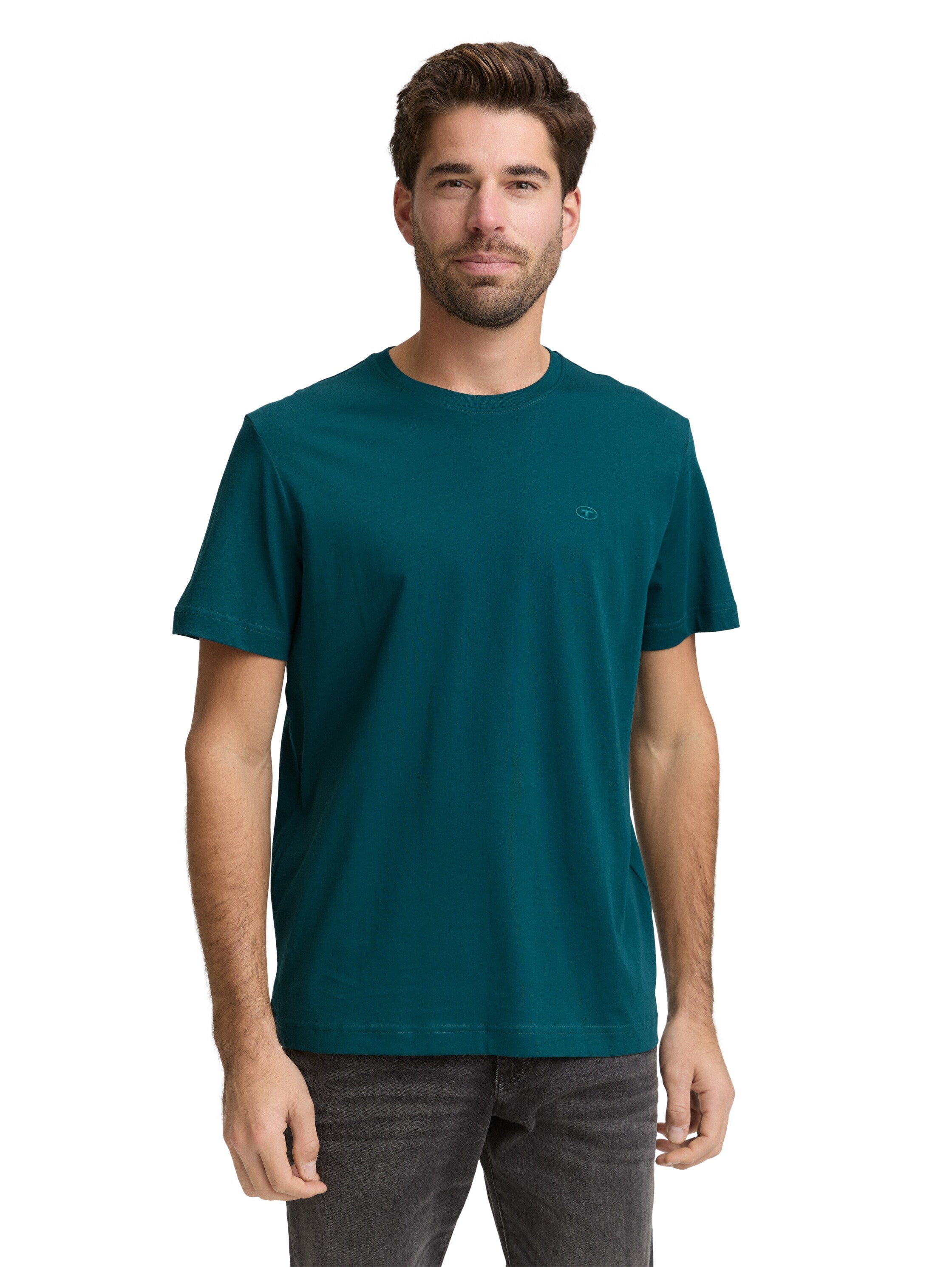 Tom Tailor Green T-Shirt With Logo