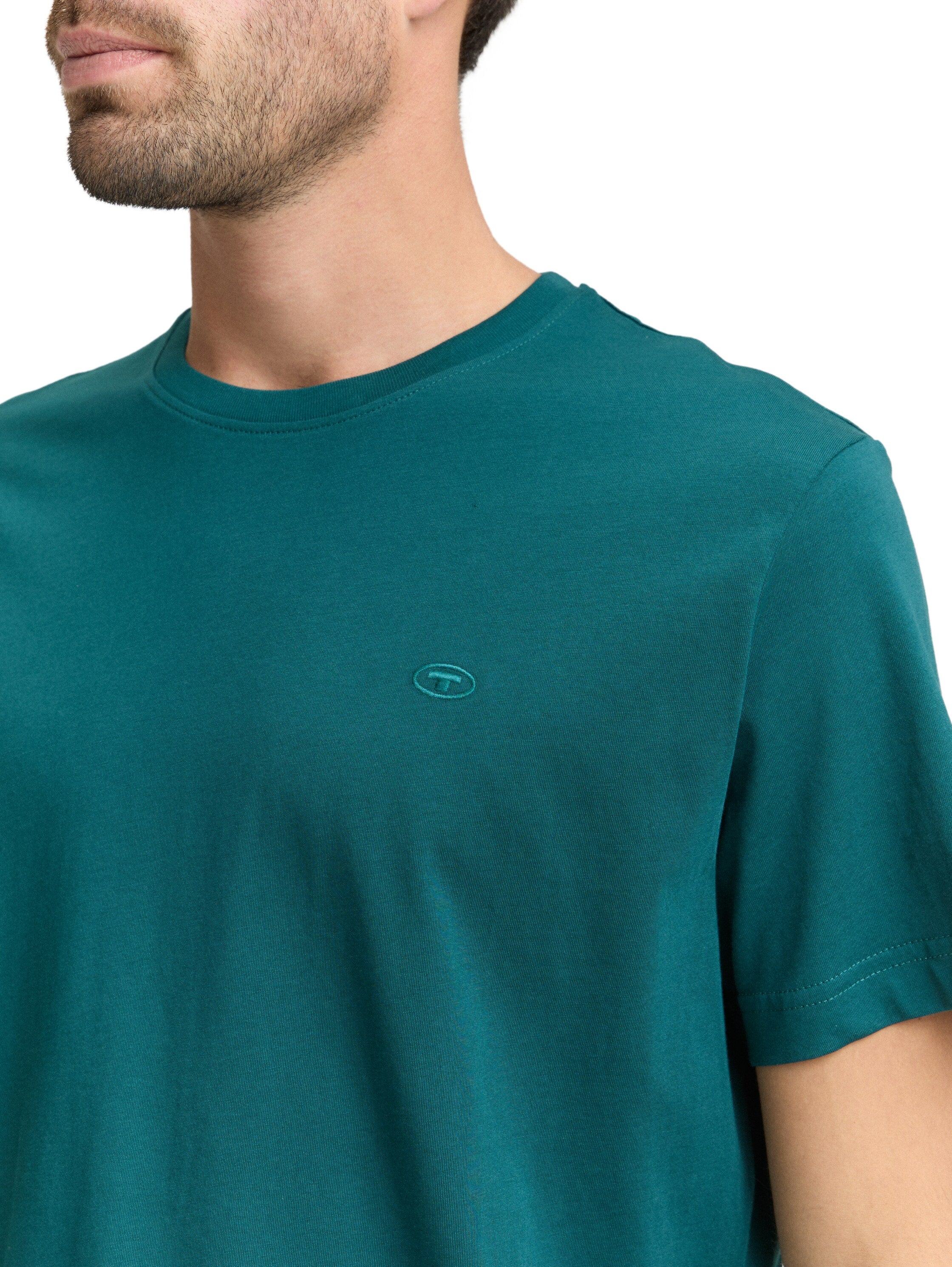 Tom Tailor Green T-Shirt With Logo