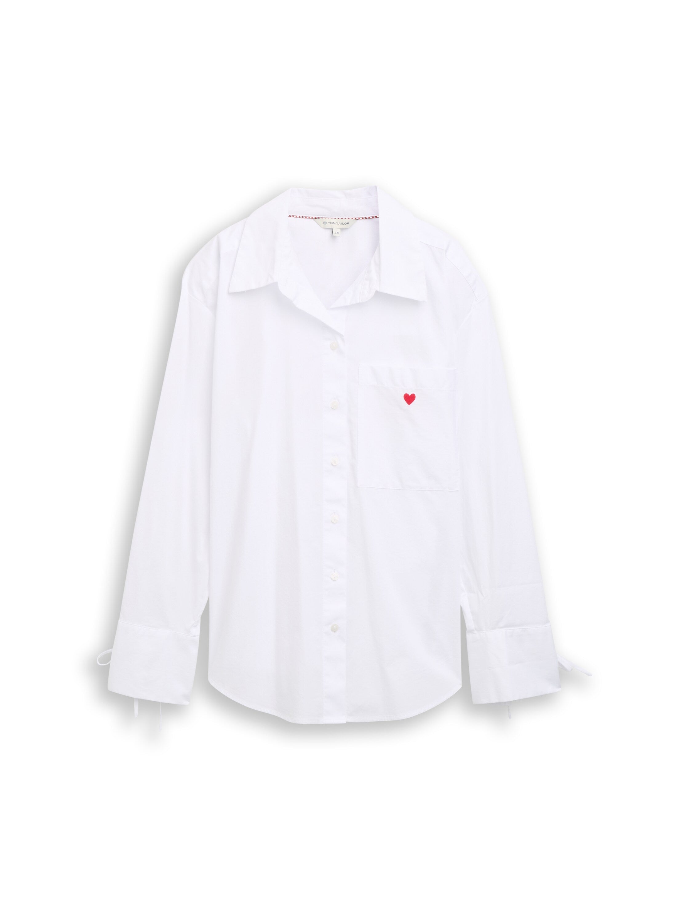Tom Tailor Long Sleeved White Blouse