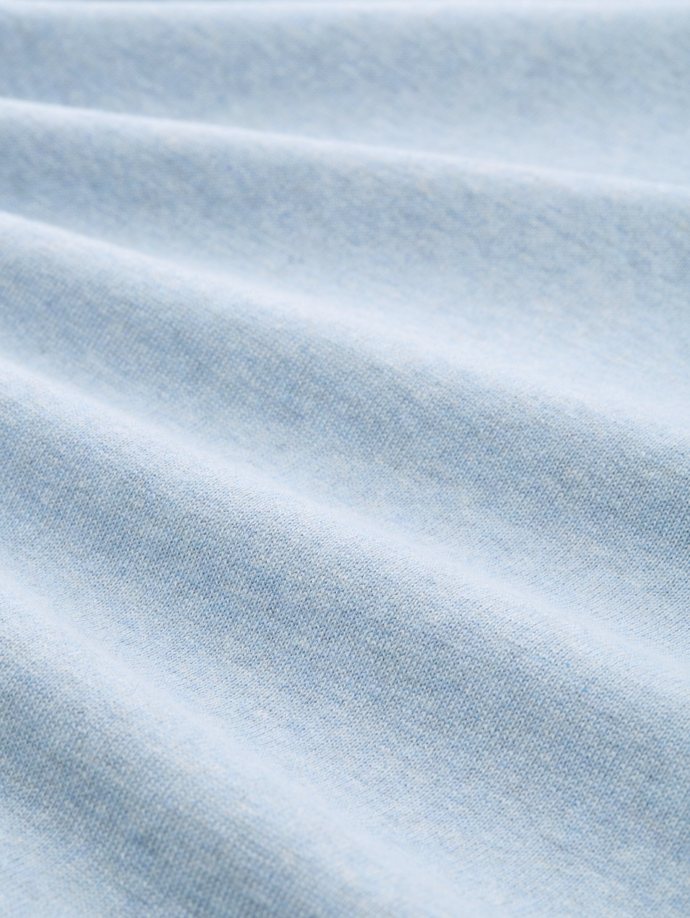 Tom Tailor Basic Knitted Blue Pullover Made of Cotton