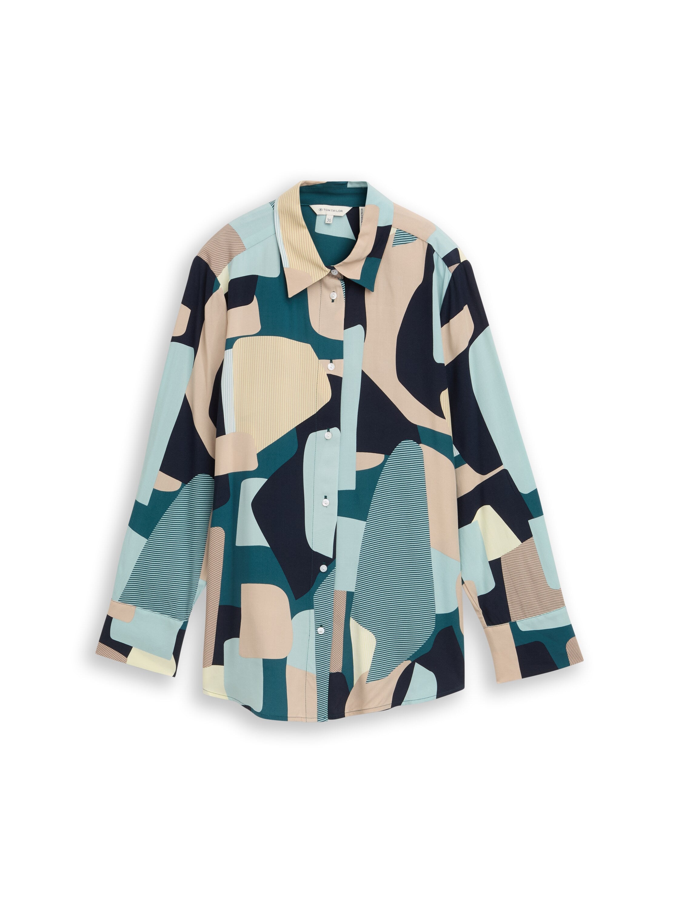 Tom Tailor Long Sleeved Printed Shirt