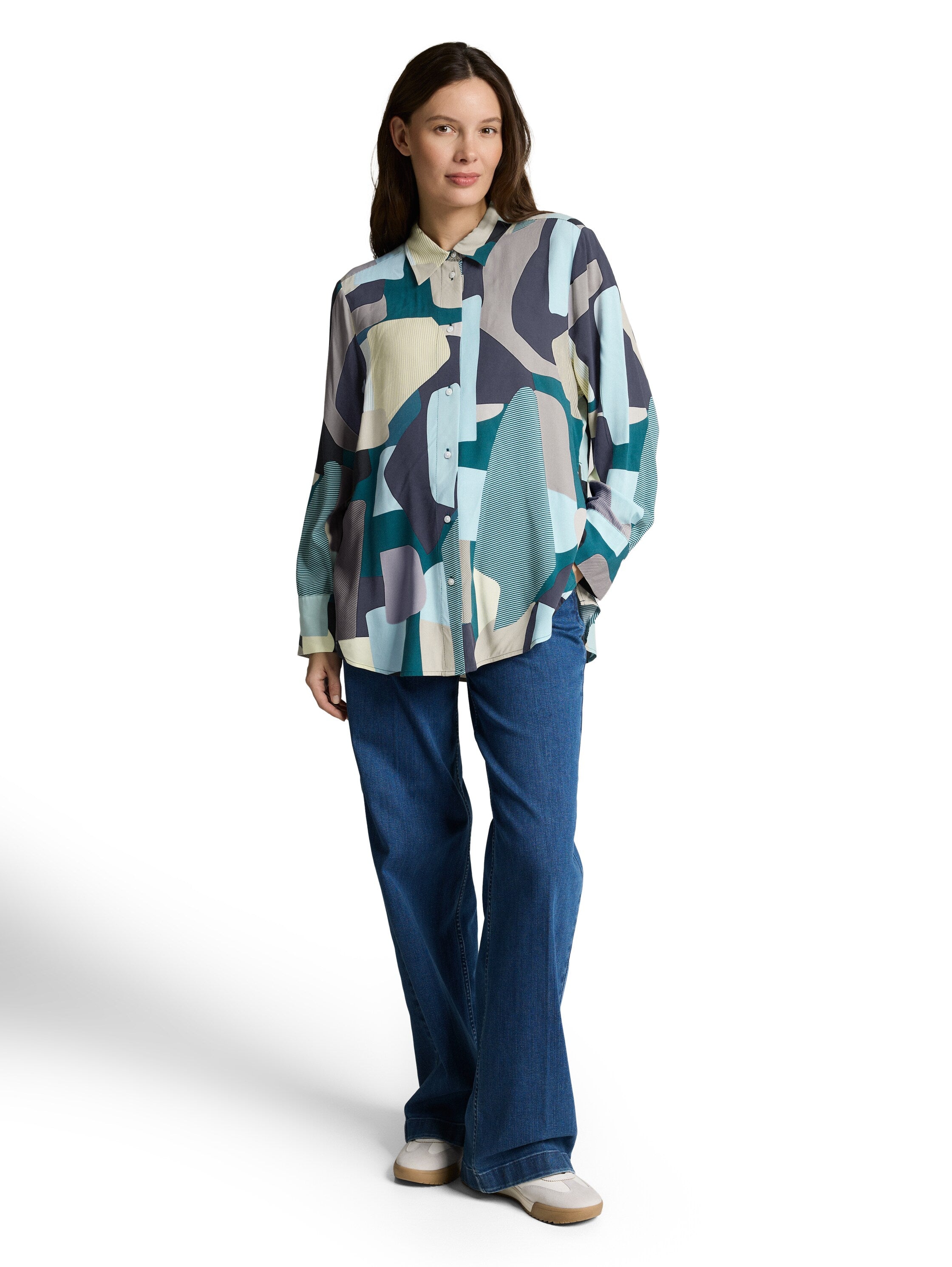 Tom Tailor Long Sleeved Printed Shirt