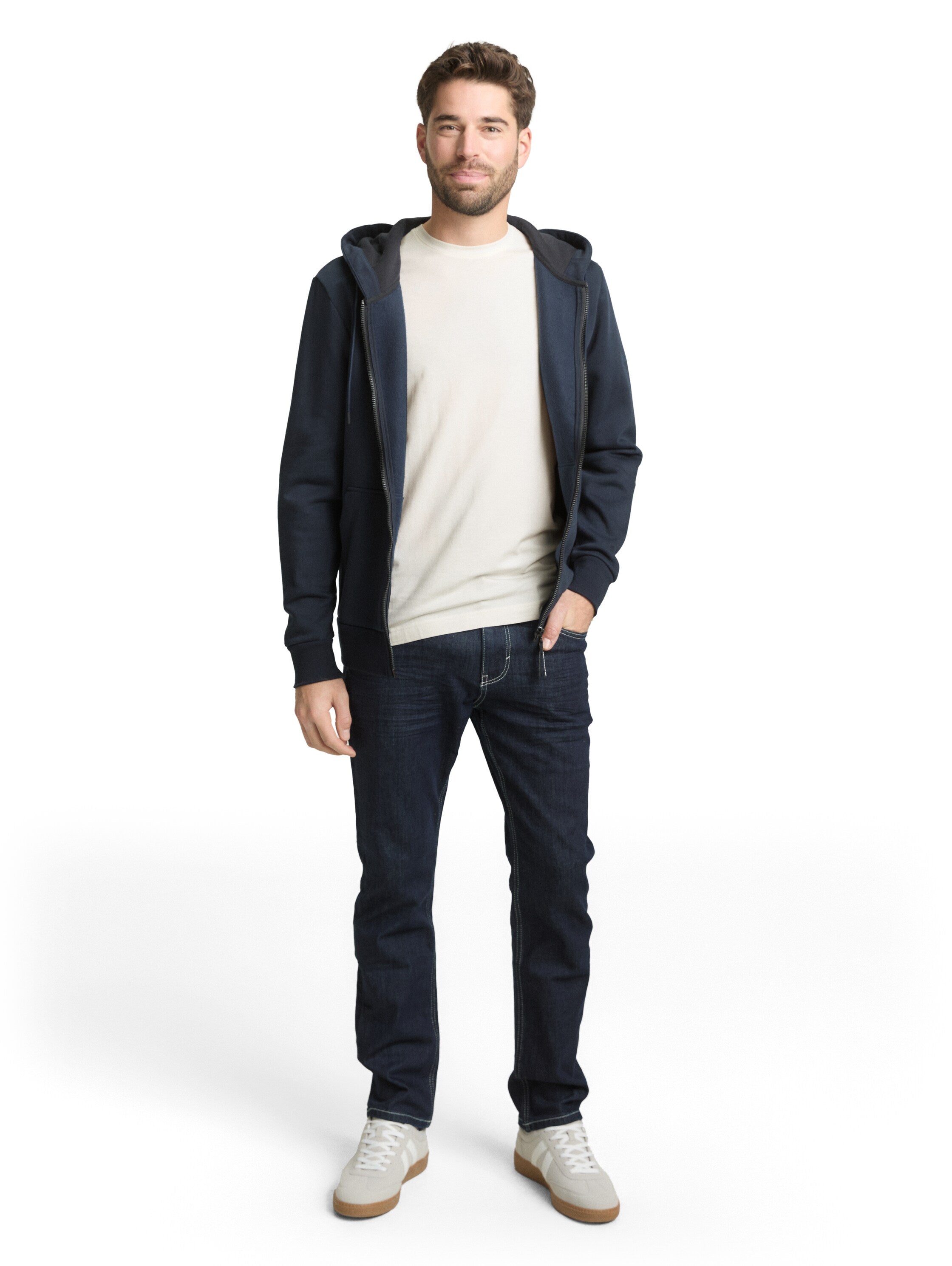 Tom Tailor Off-White Basic T-Shirt