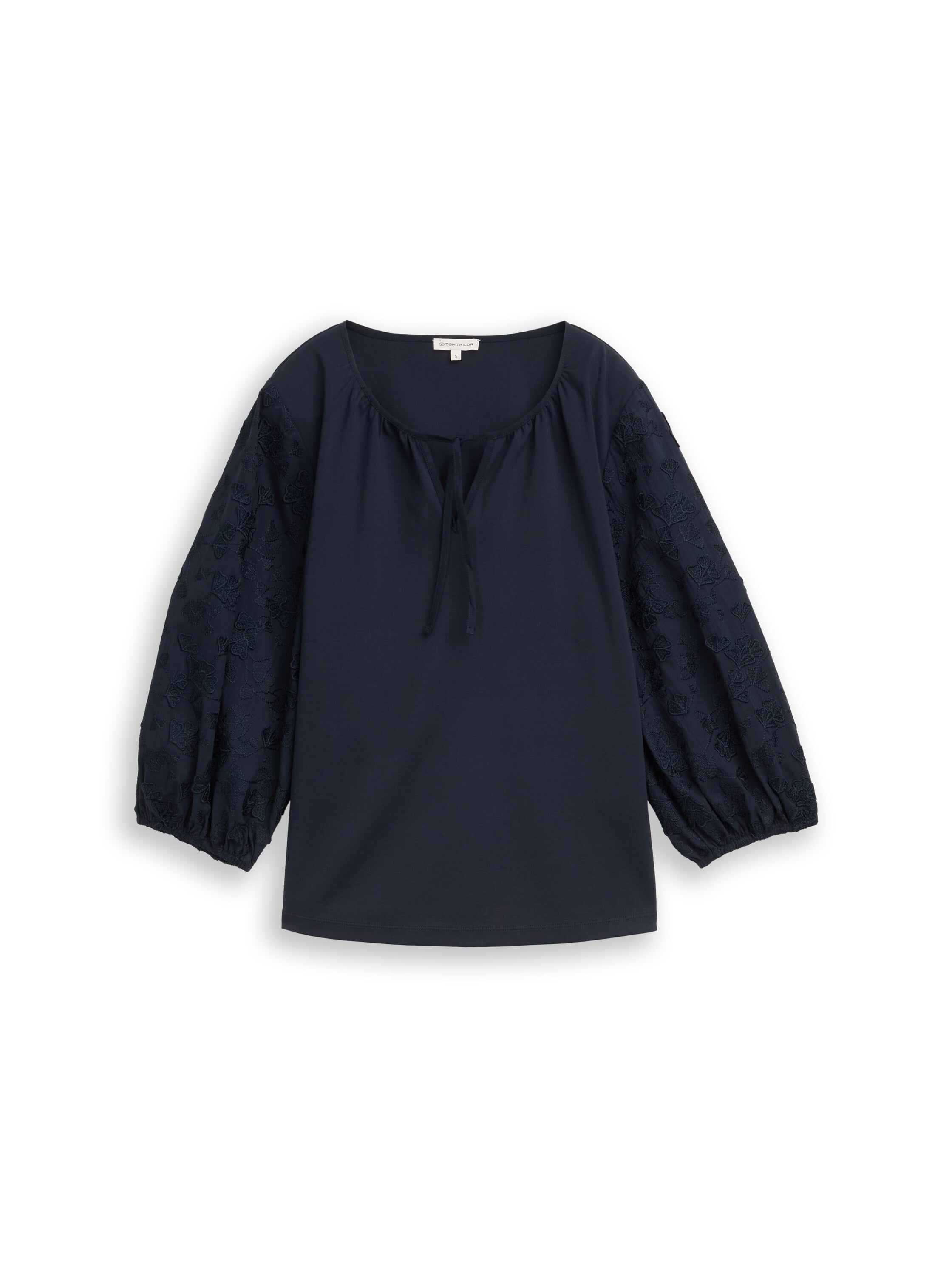 Tom Tailor Navy Long Sleeved Blouse
