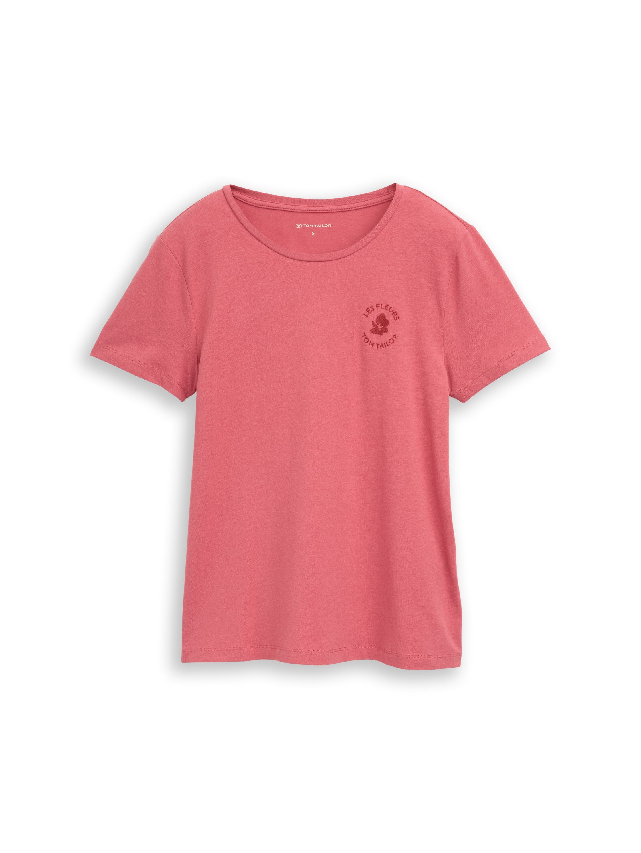 Tom Tailor Pink Printed T-Shirt