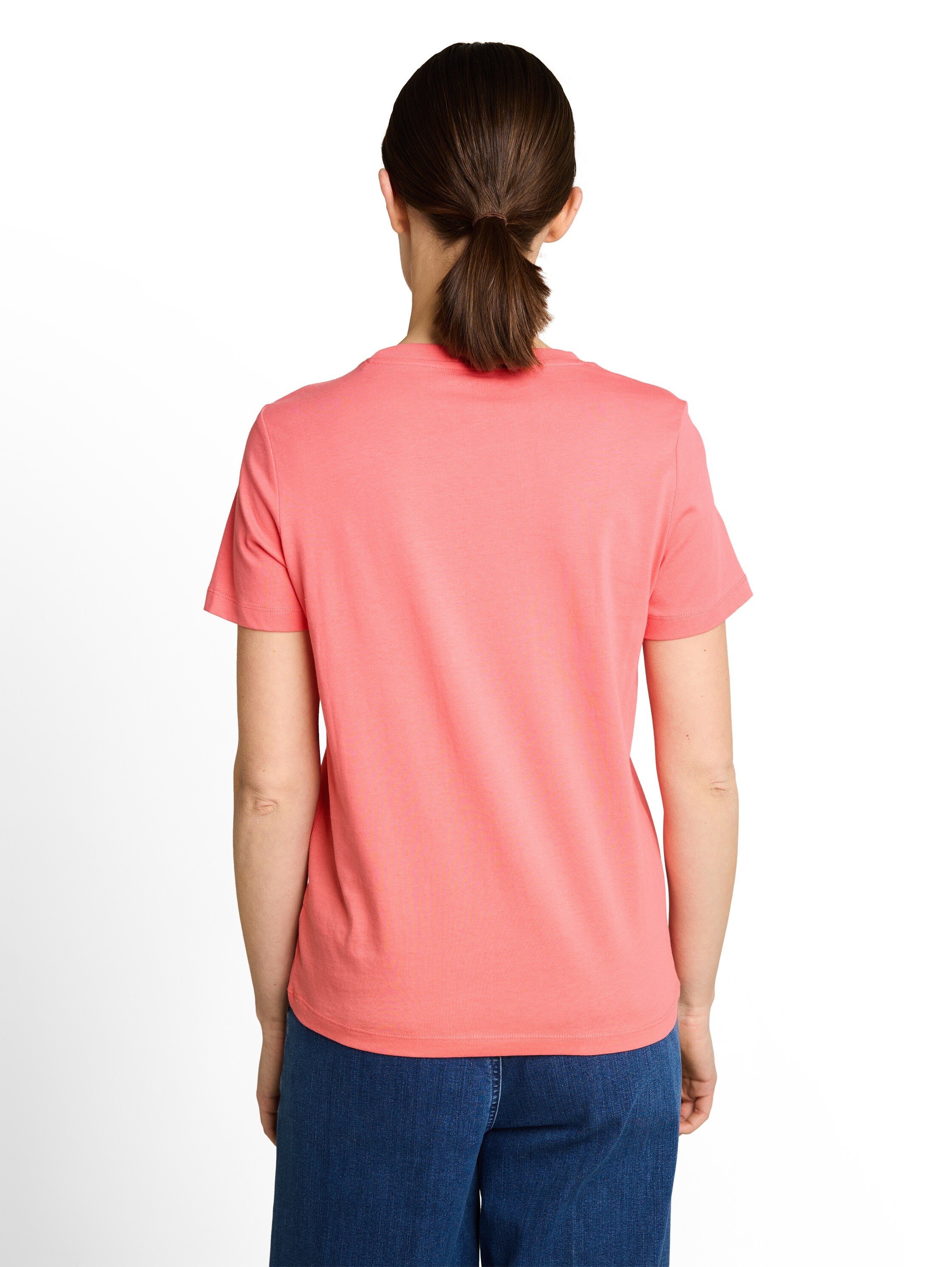 Tom Tailor Coral T-shirt With Logo Print