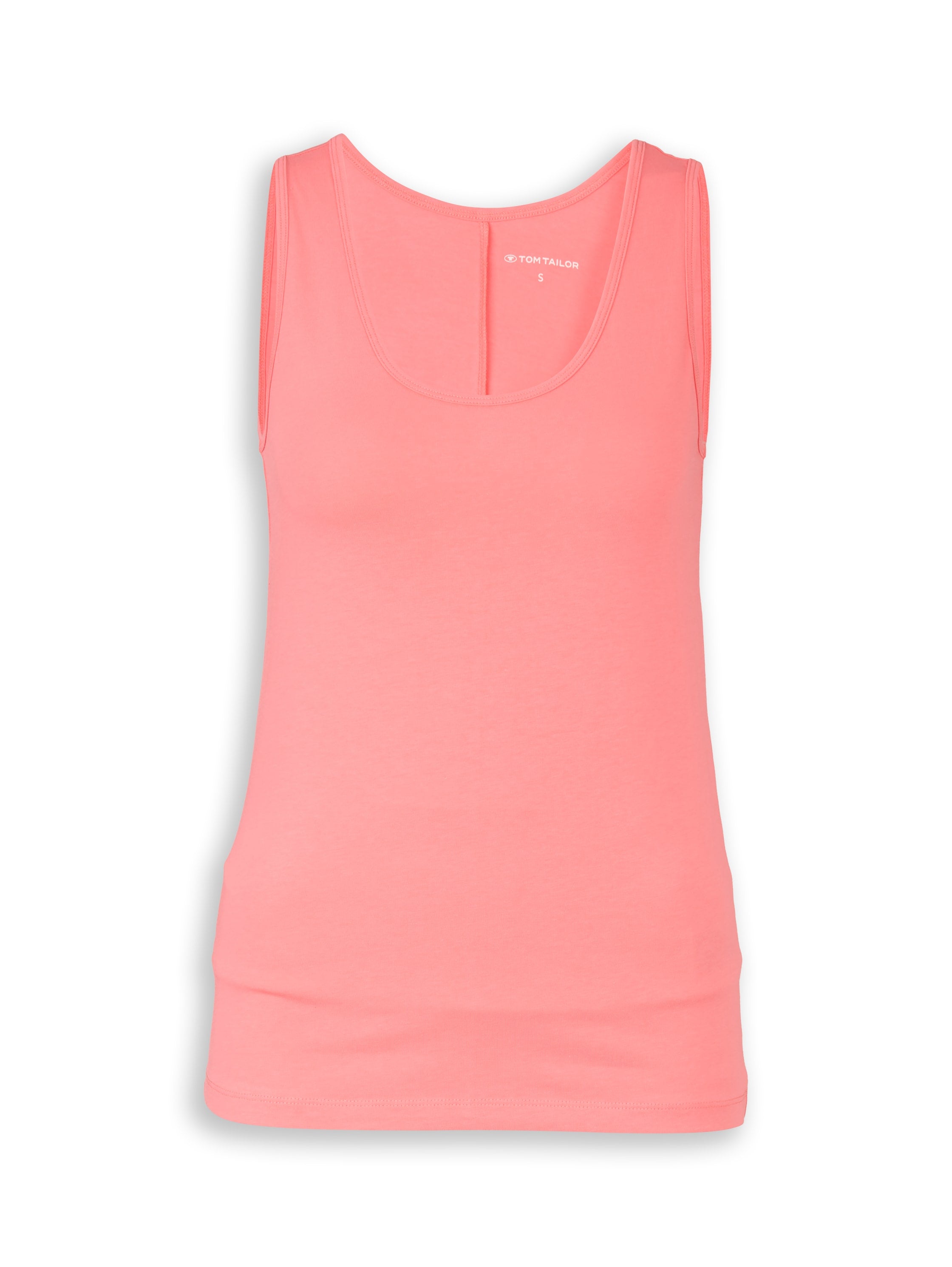 Tom Tailor Pink Sleeveless Basic Top