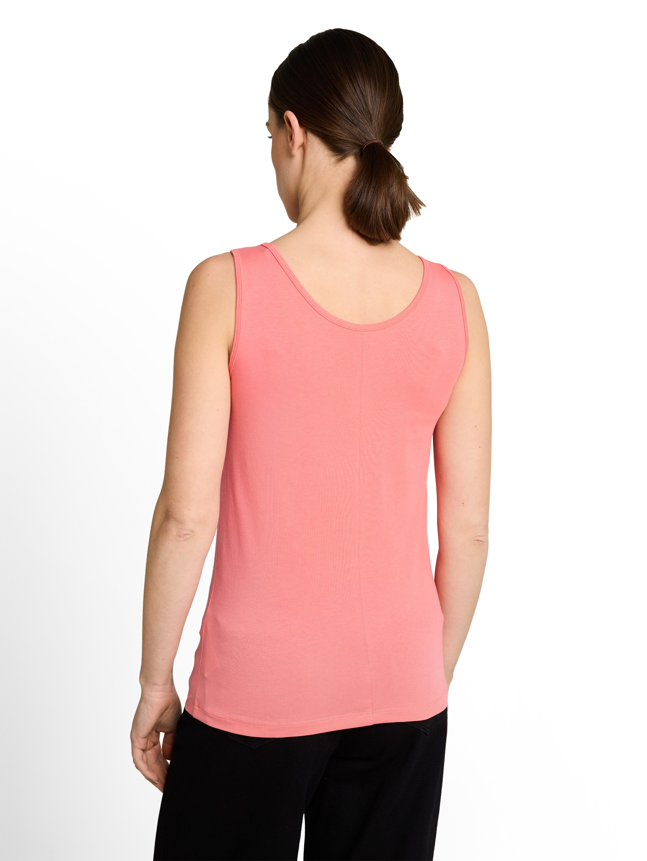 Tom Tailor Pink Sleeveless Basic Top