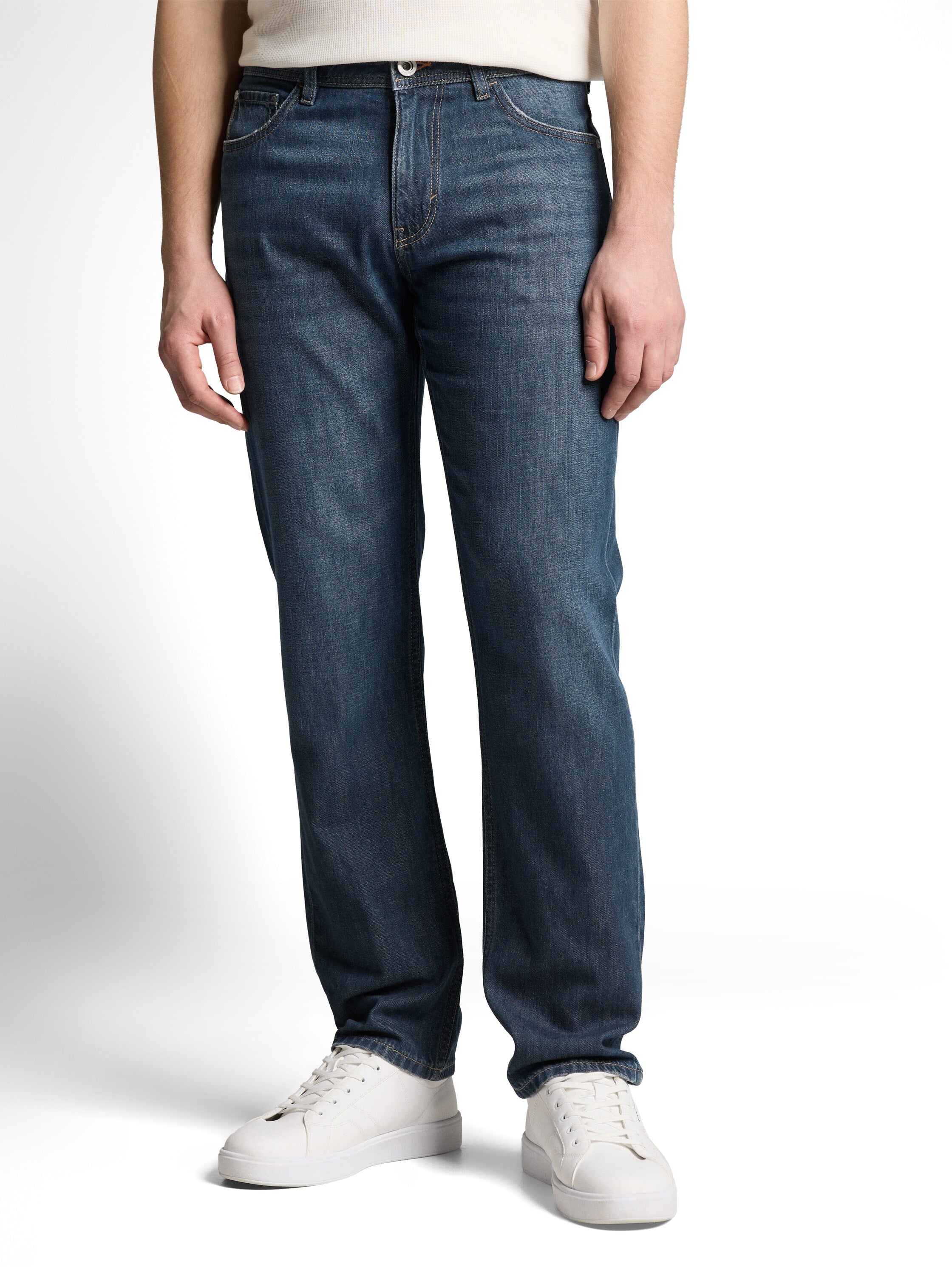 Tom Tailor Blue Denim Jeans With Five-Pocket Style