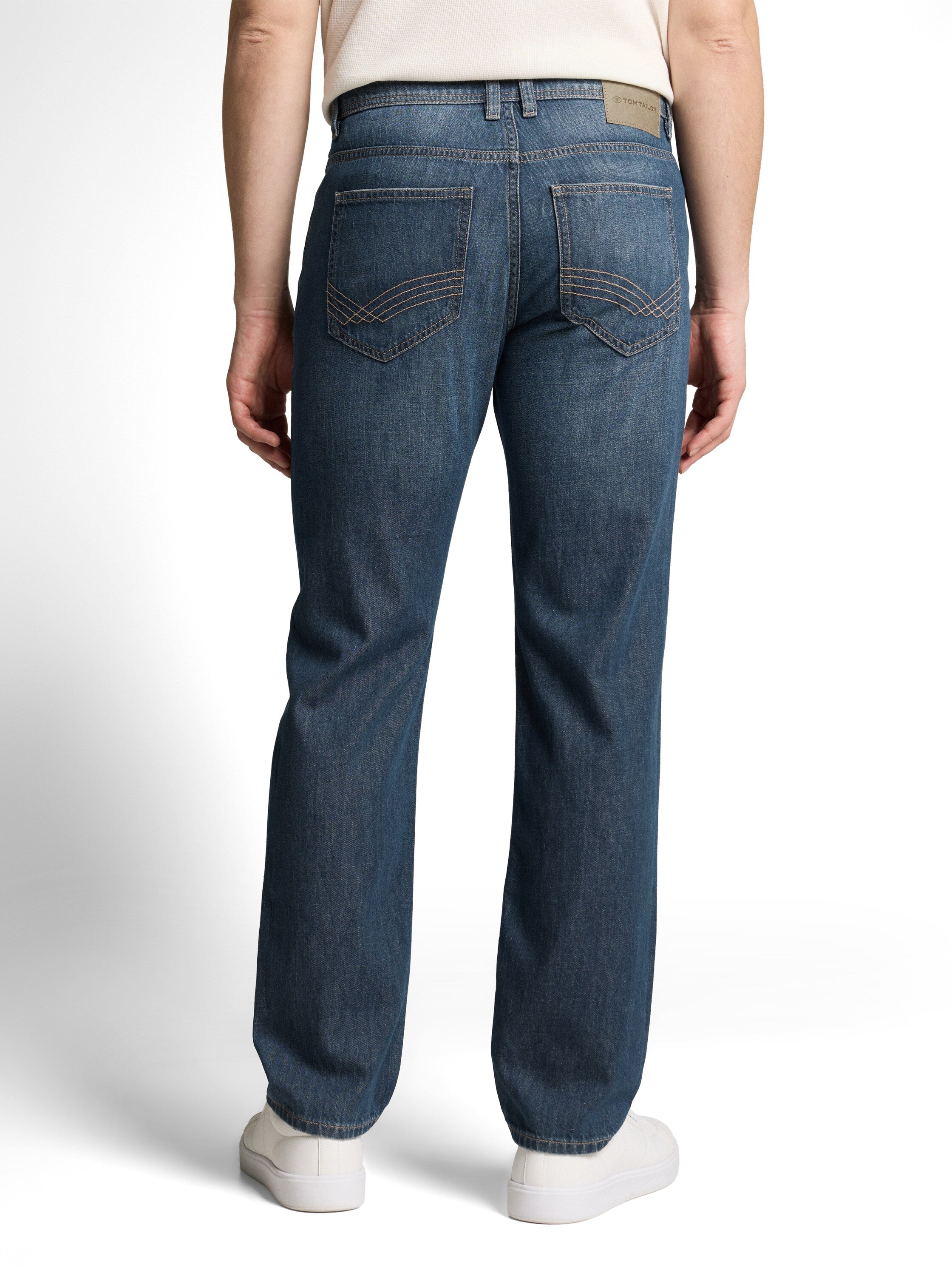 Tom Tailor Blue Denim Jeans With Five-Pocket Style