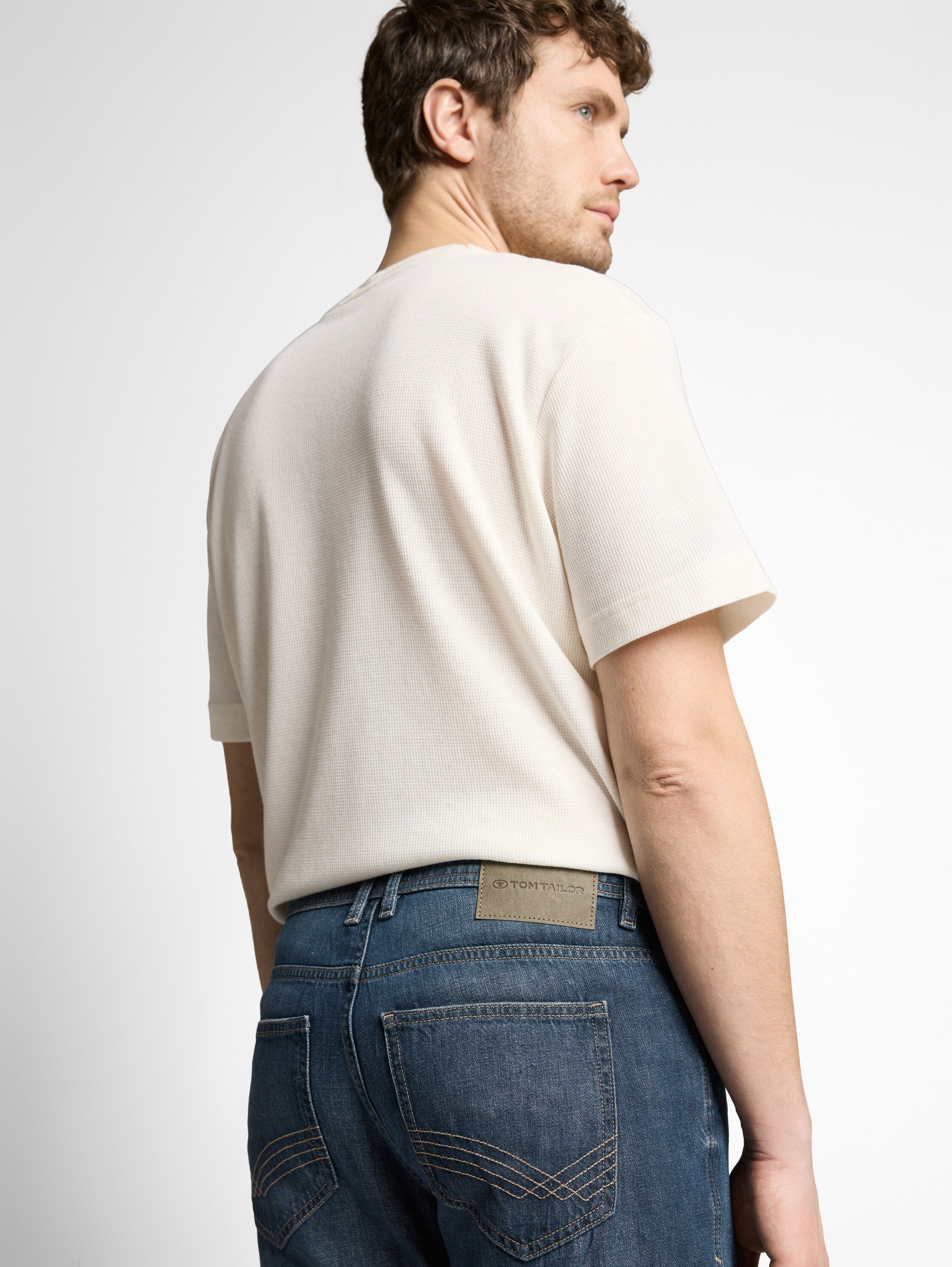 Tom Tailor Blue Denim Jeans With Five-Pocket Style