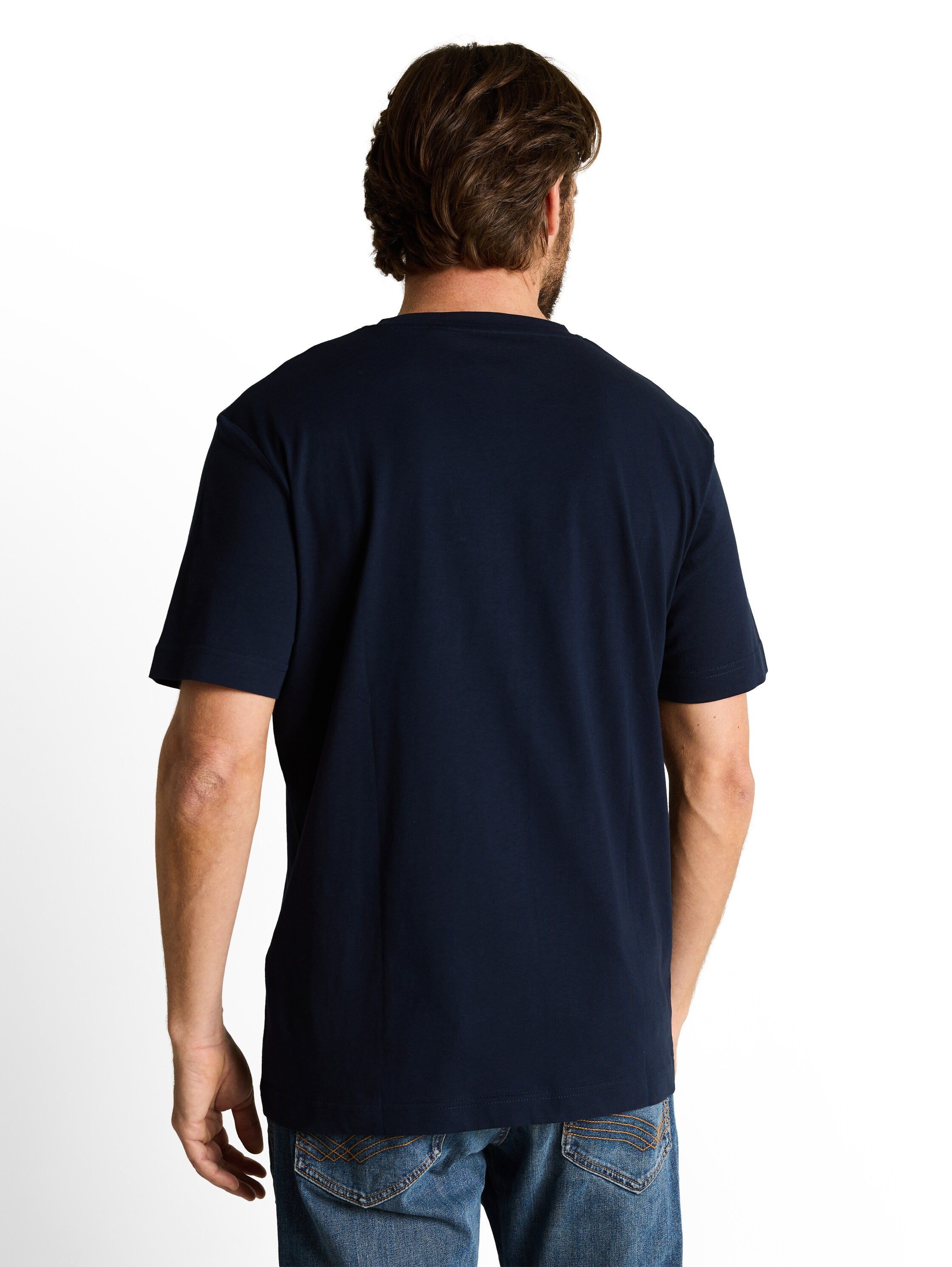 Tom Tailor Navy T-Shirt With Breast Pocket