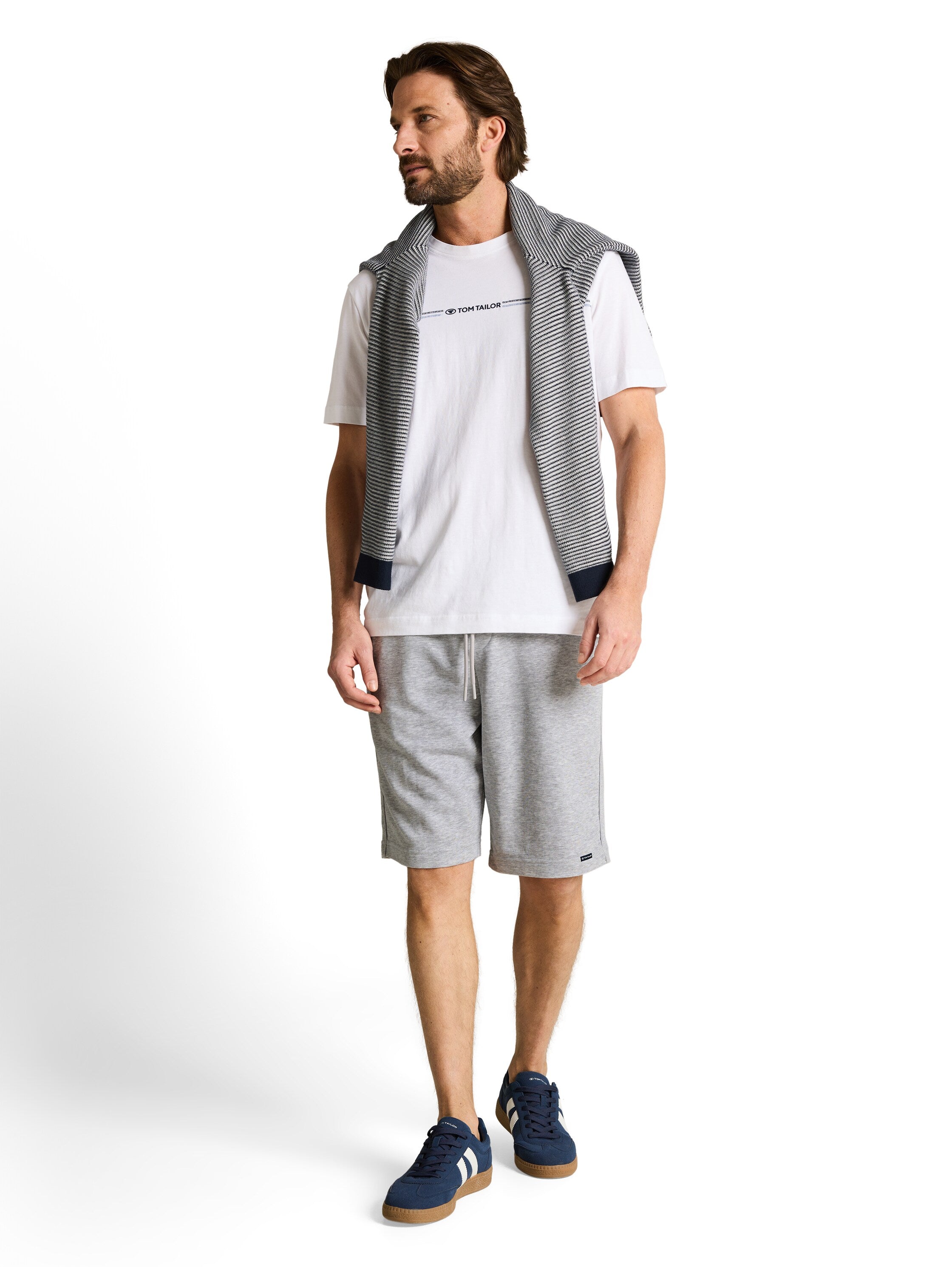 Tom Tailor Grey Basic Sweat Shorts