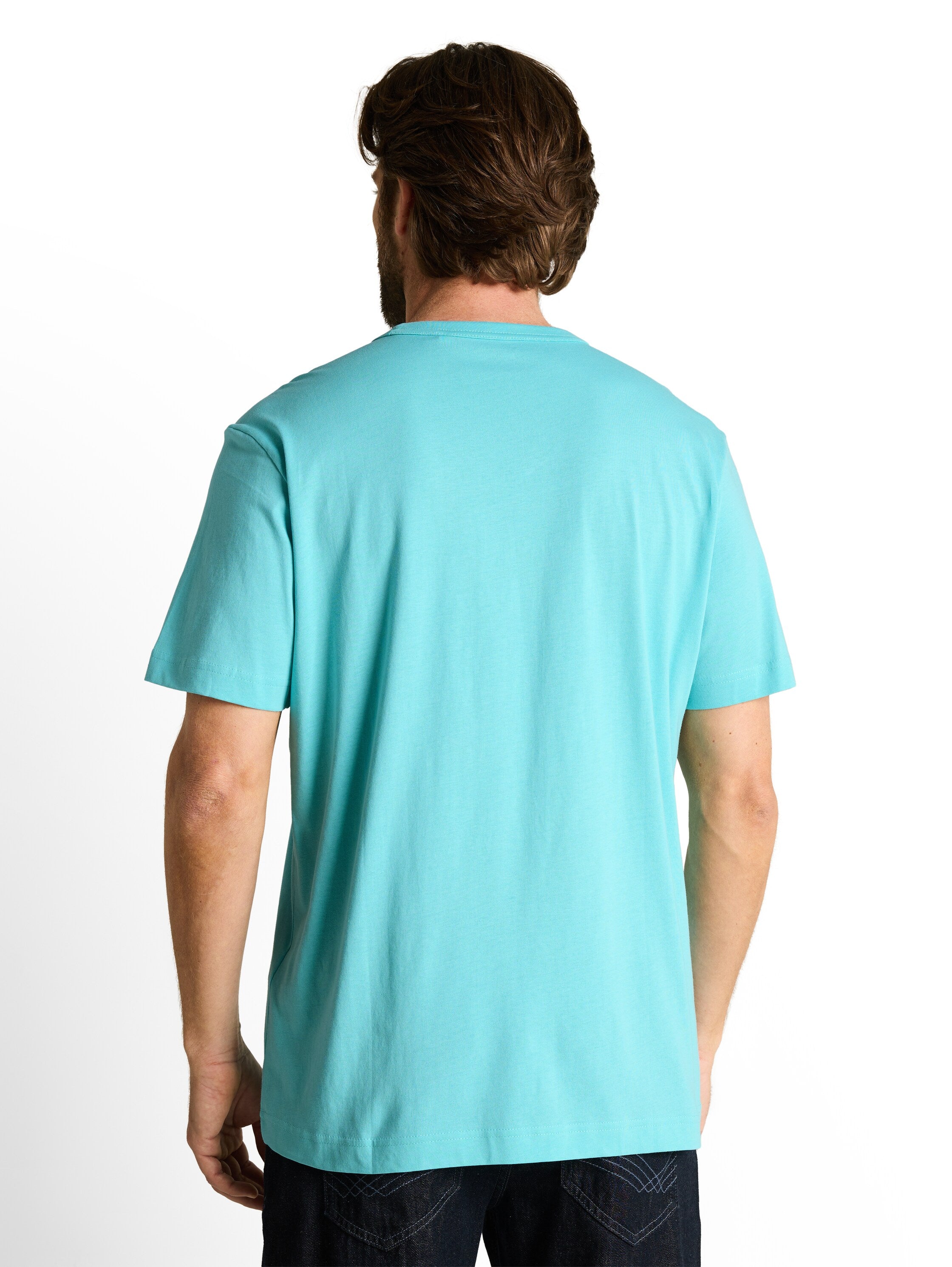 Tom Tailor River Teal T-Shirt With Print