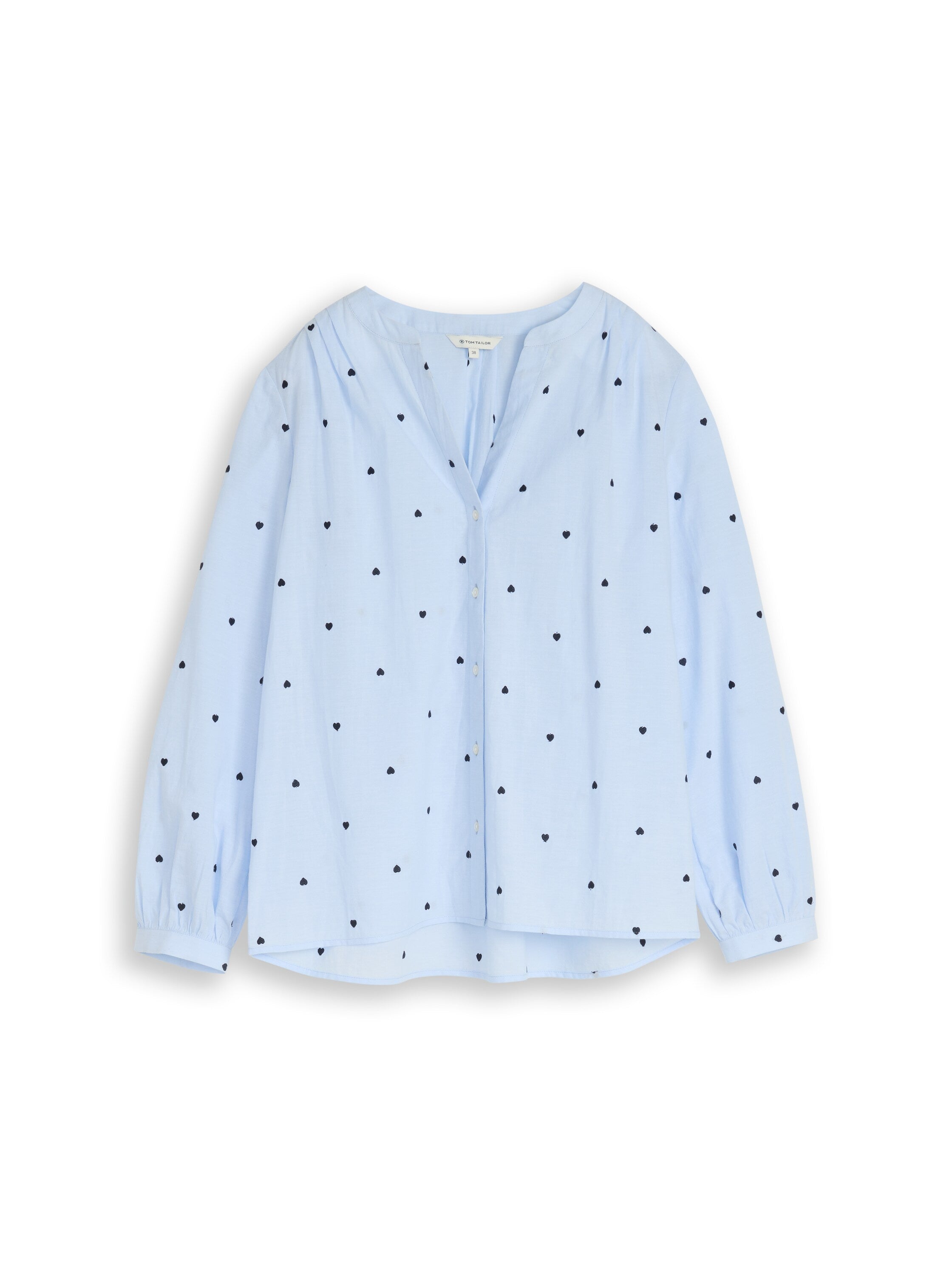 Tom Tailor Buttoned Blue Blouse