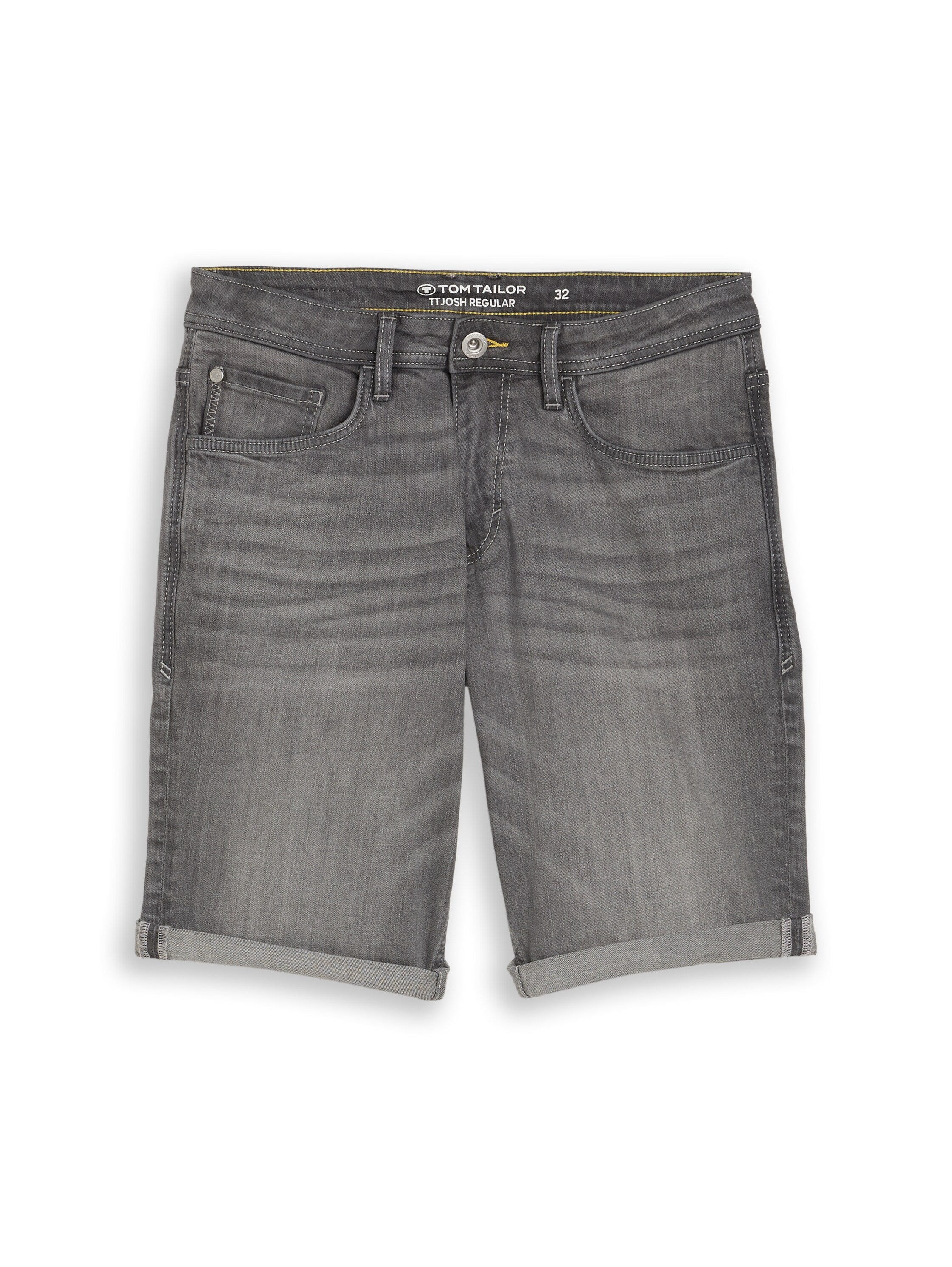 Tom Tailor Grey Regular Slim Denim Short