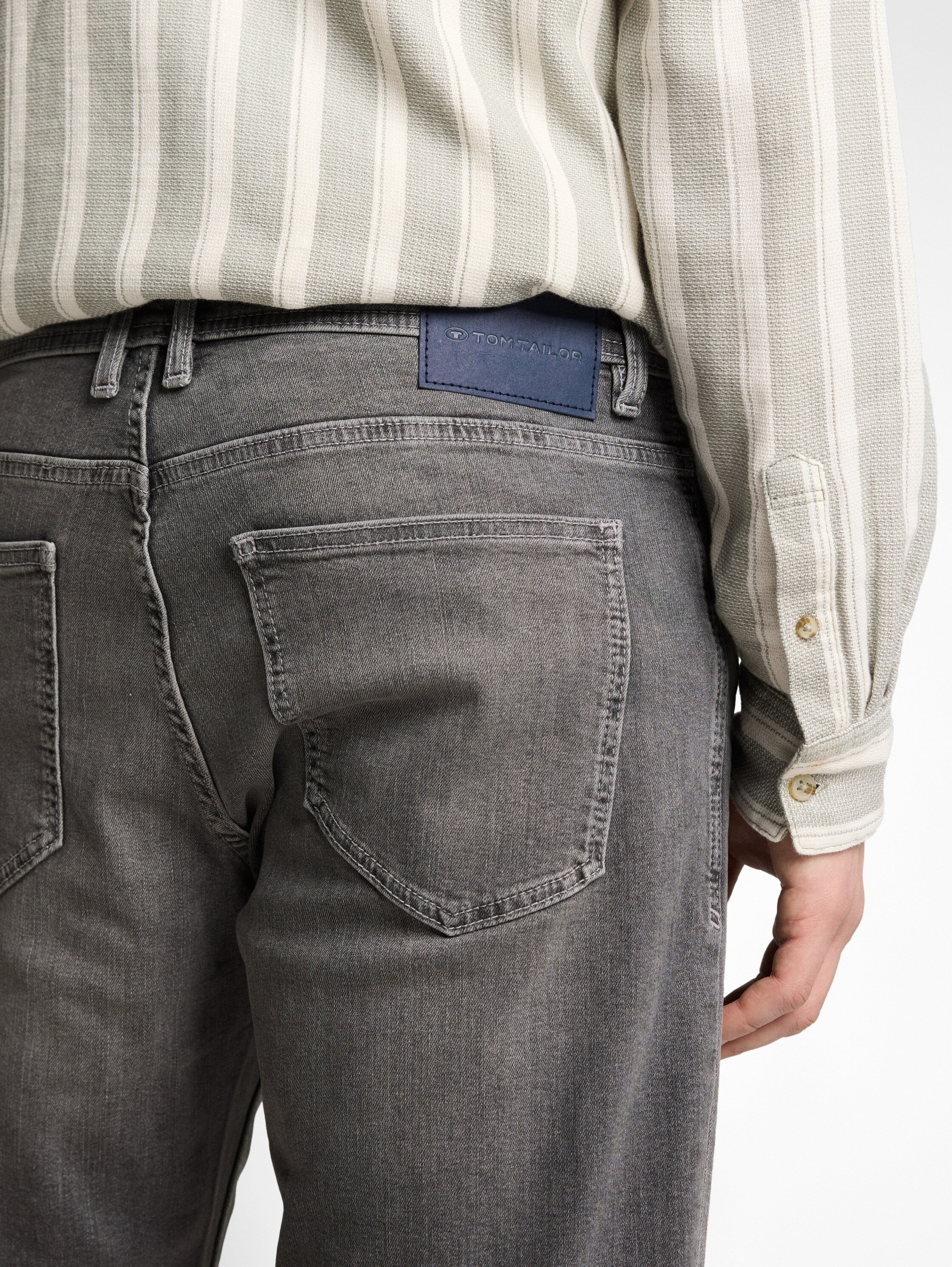 Tom Tailor Grey Regular Slim Denim Short