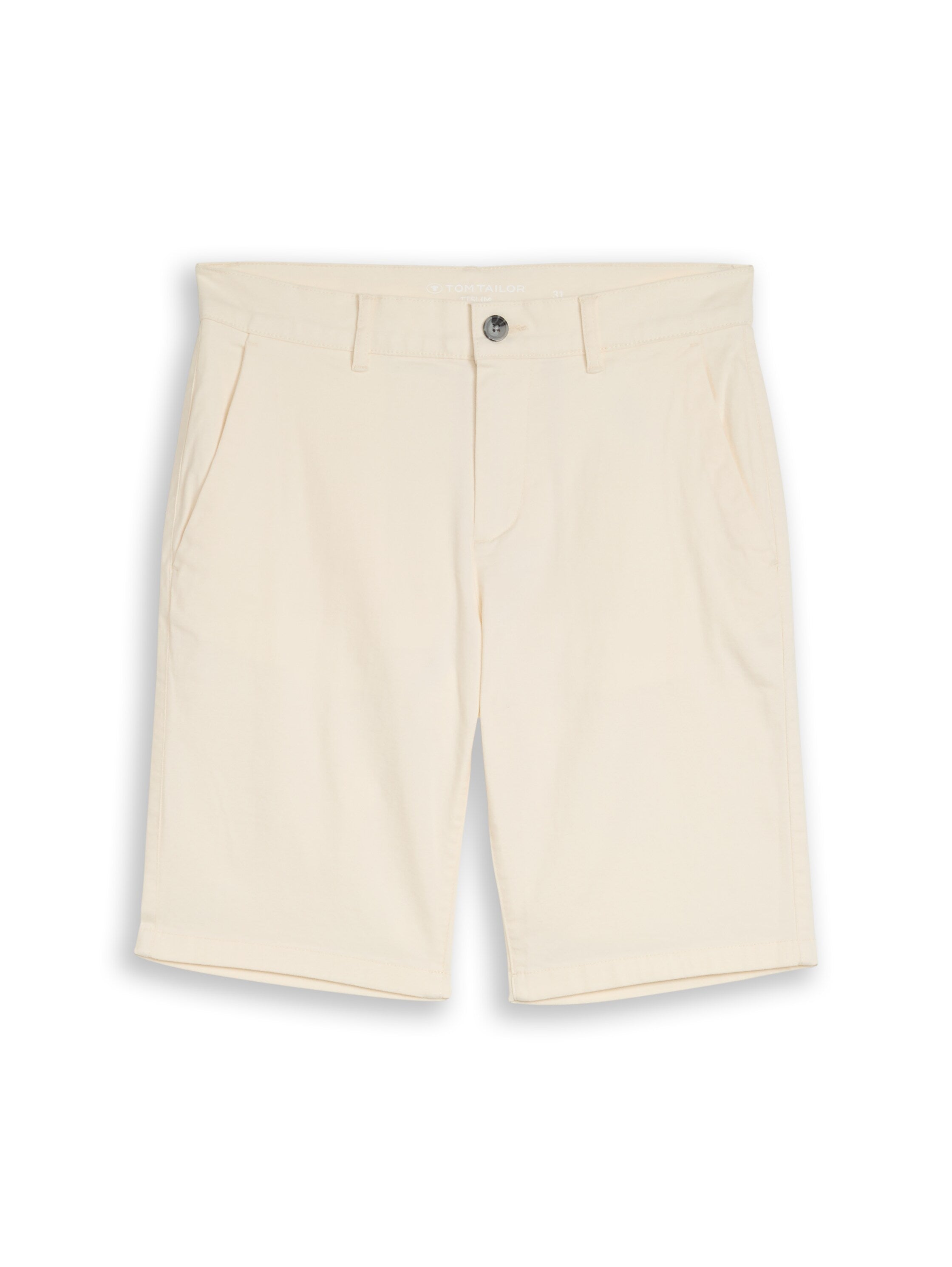 Tom Tailor Gardenia White Chino Shorts