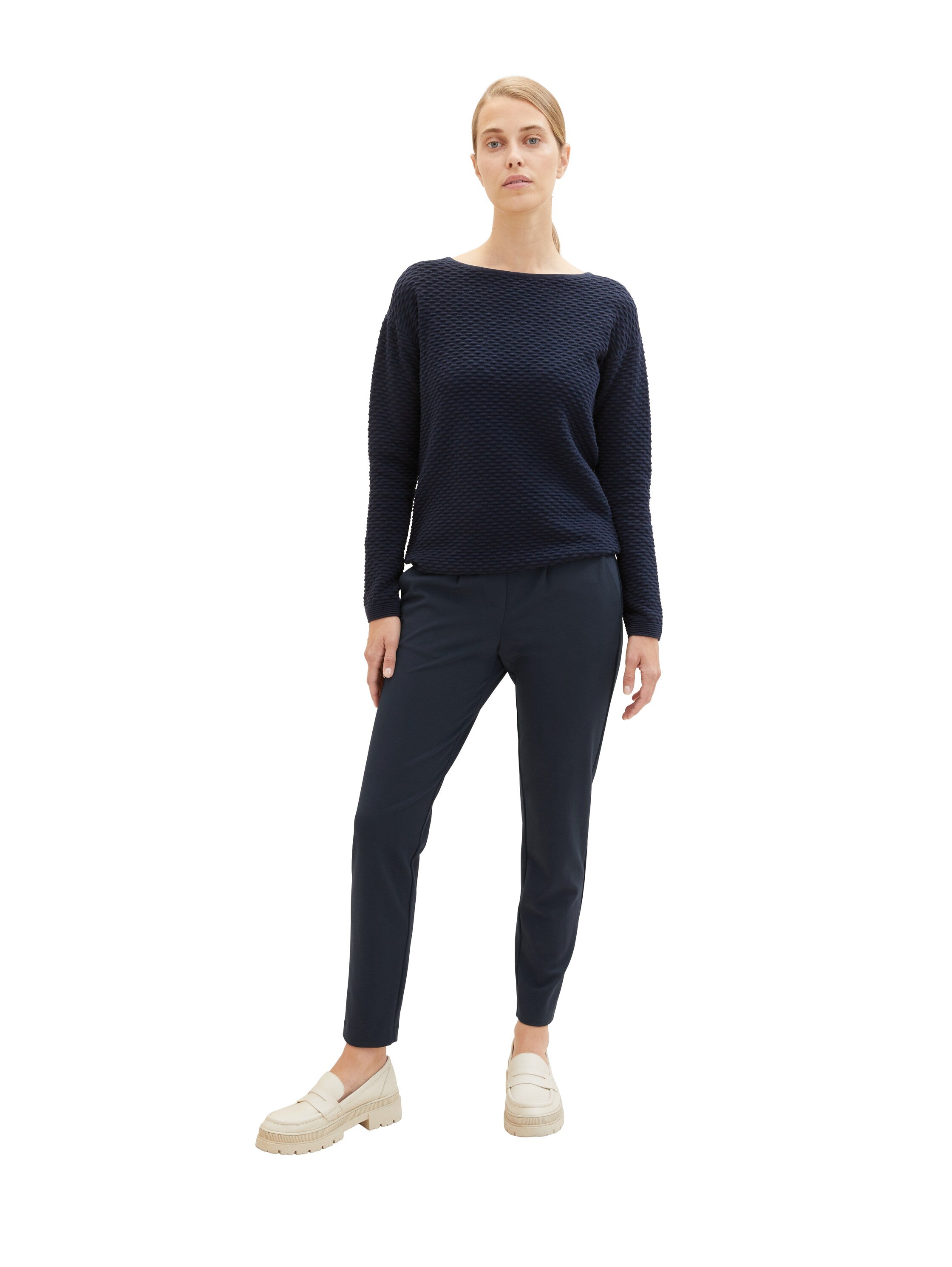 Tom Tailor Navy Loose Fit Pant