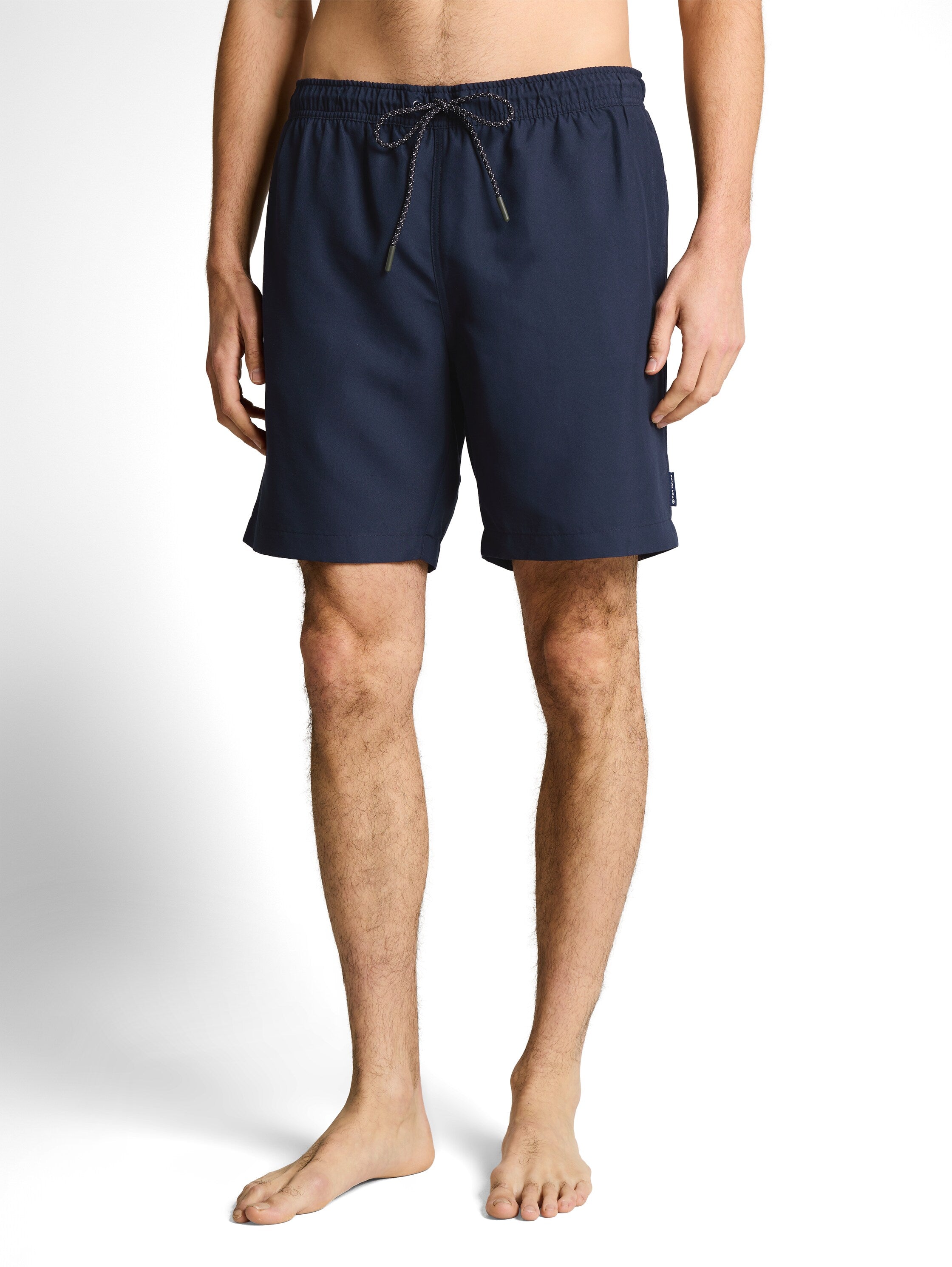 Tom Tailor Navy Swim Shorts With Drawstring
