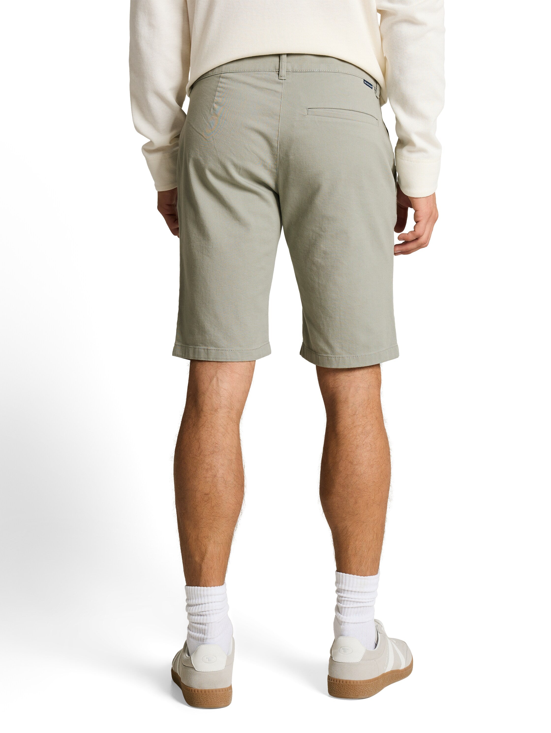 Tom Tailor Greyish Olive Chino Shorts