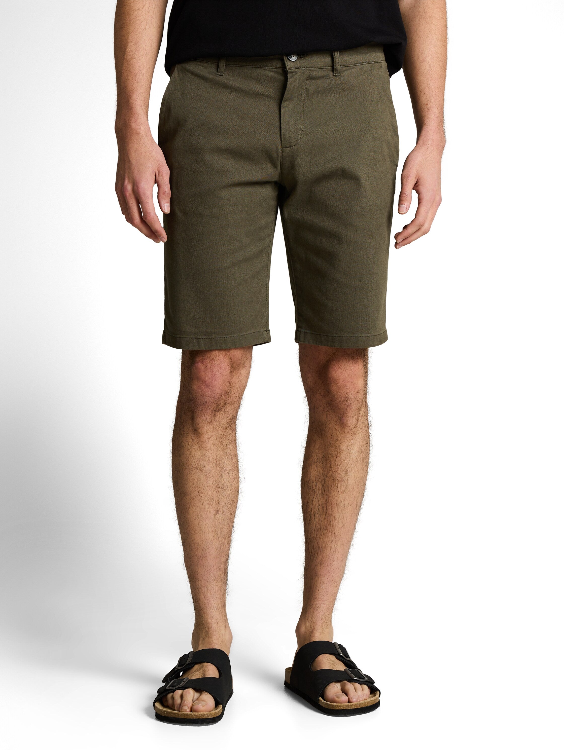 Tom Tailor Deep Green Chino Shorts
