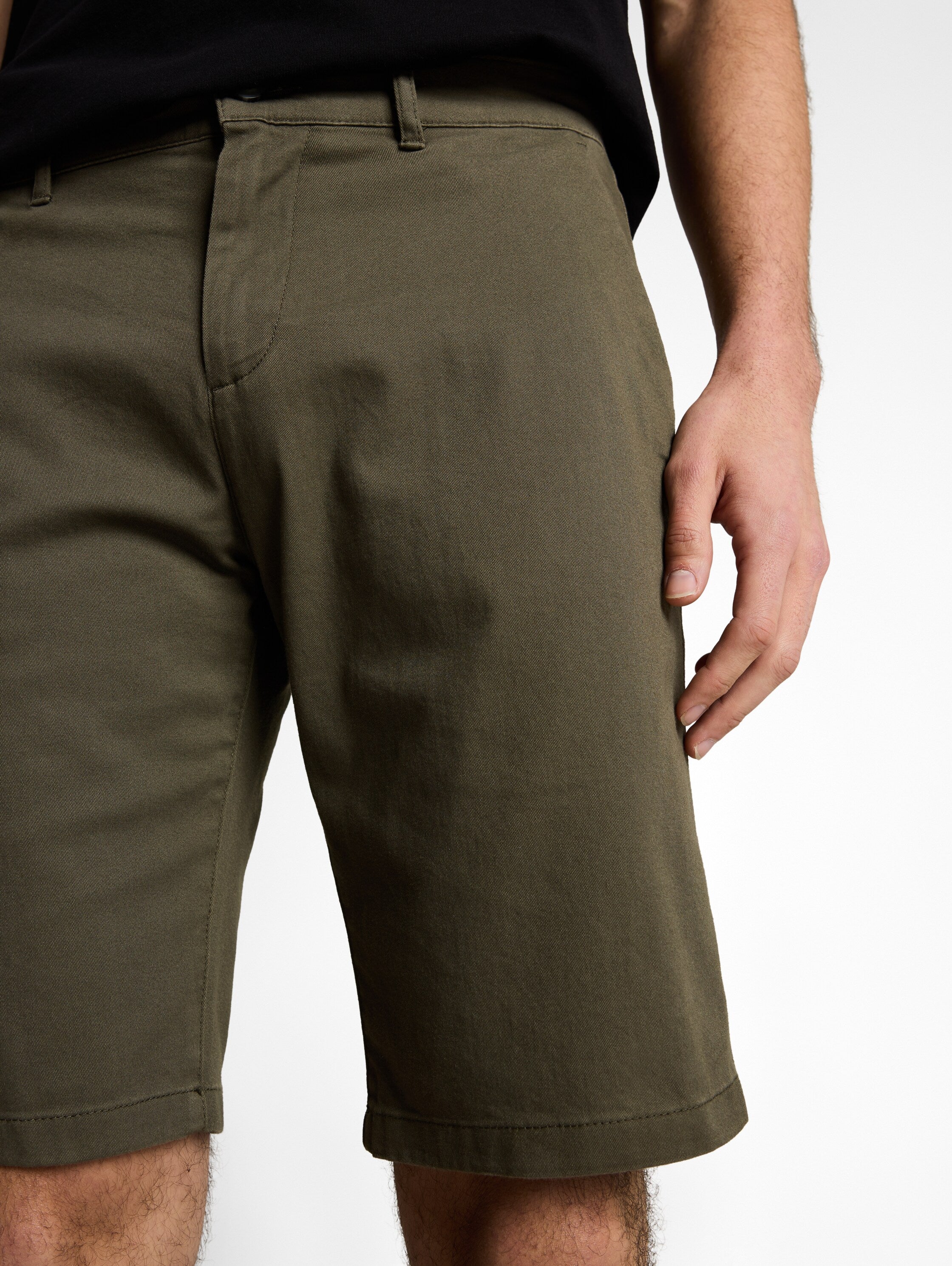 Tom Tailor Deep Green Chino Shorts