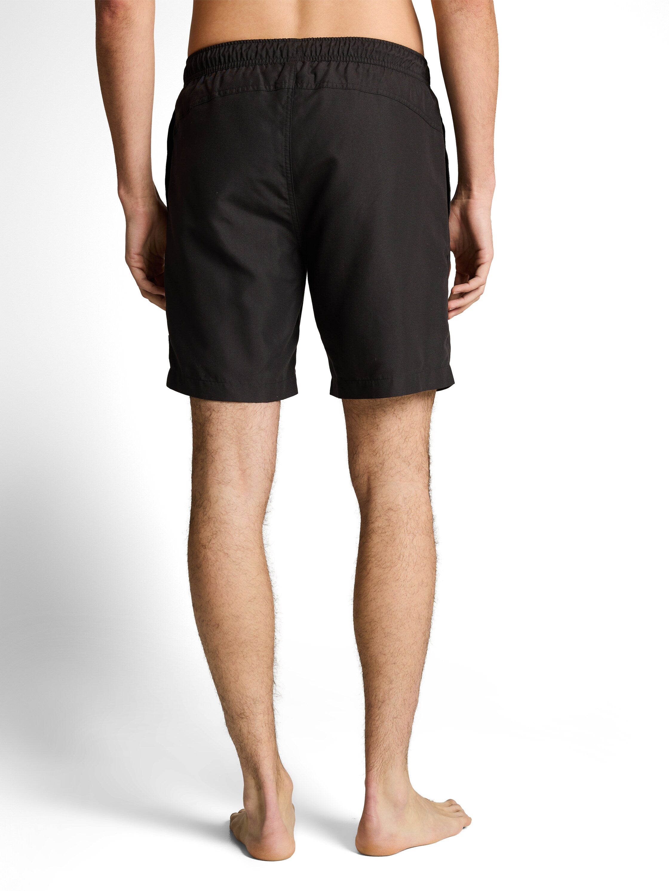 Tom Tailor Black Swim Shorts With Drawstring
