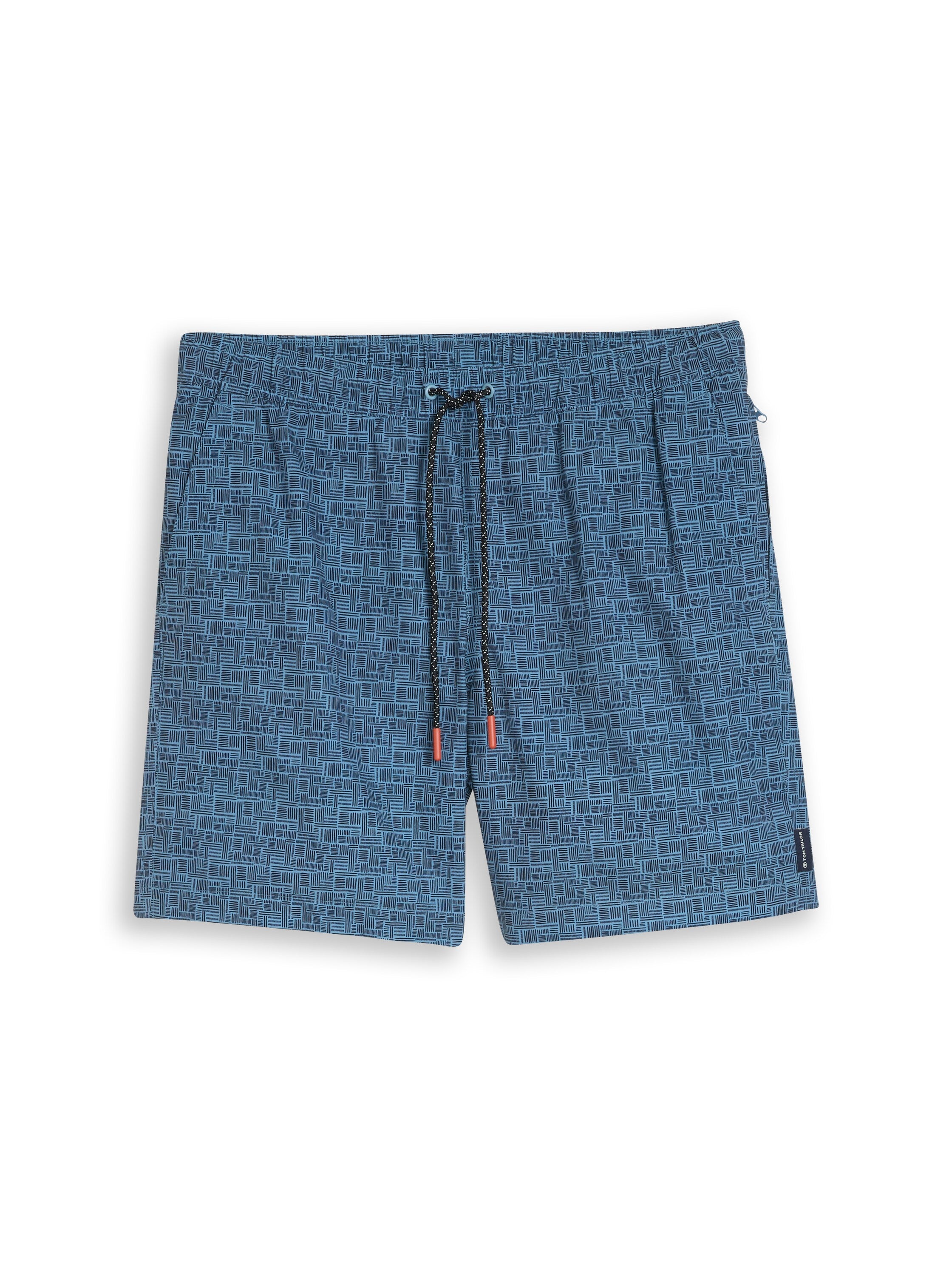 Tom Tailor Blue Regular Fit Swim Short With Design