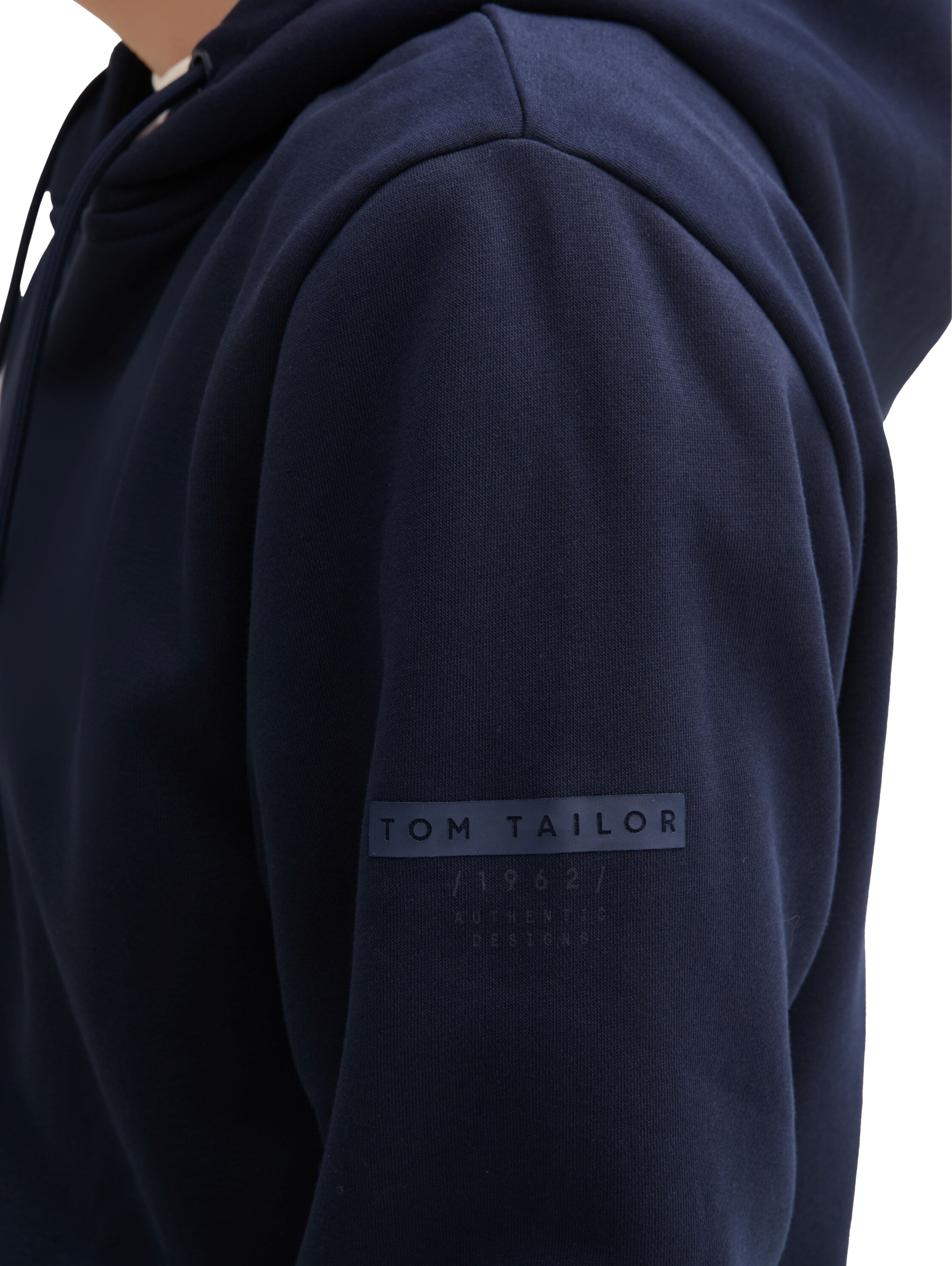 Tom Tailor Basic Navy Hooded Jacket