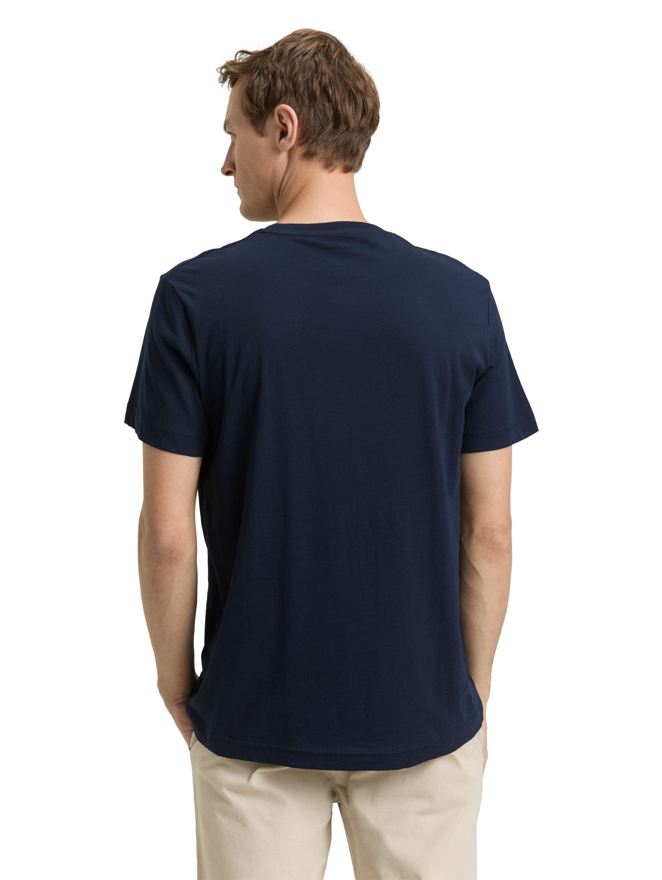 Tom Tailor Navy T-Shirt With Logo