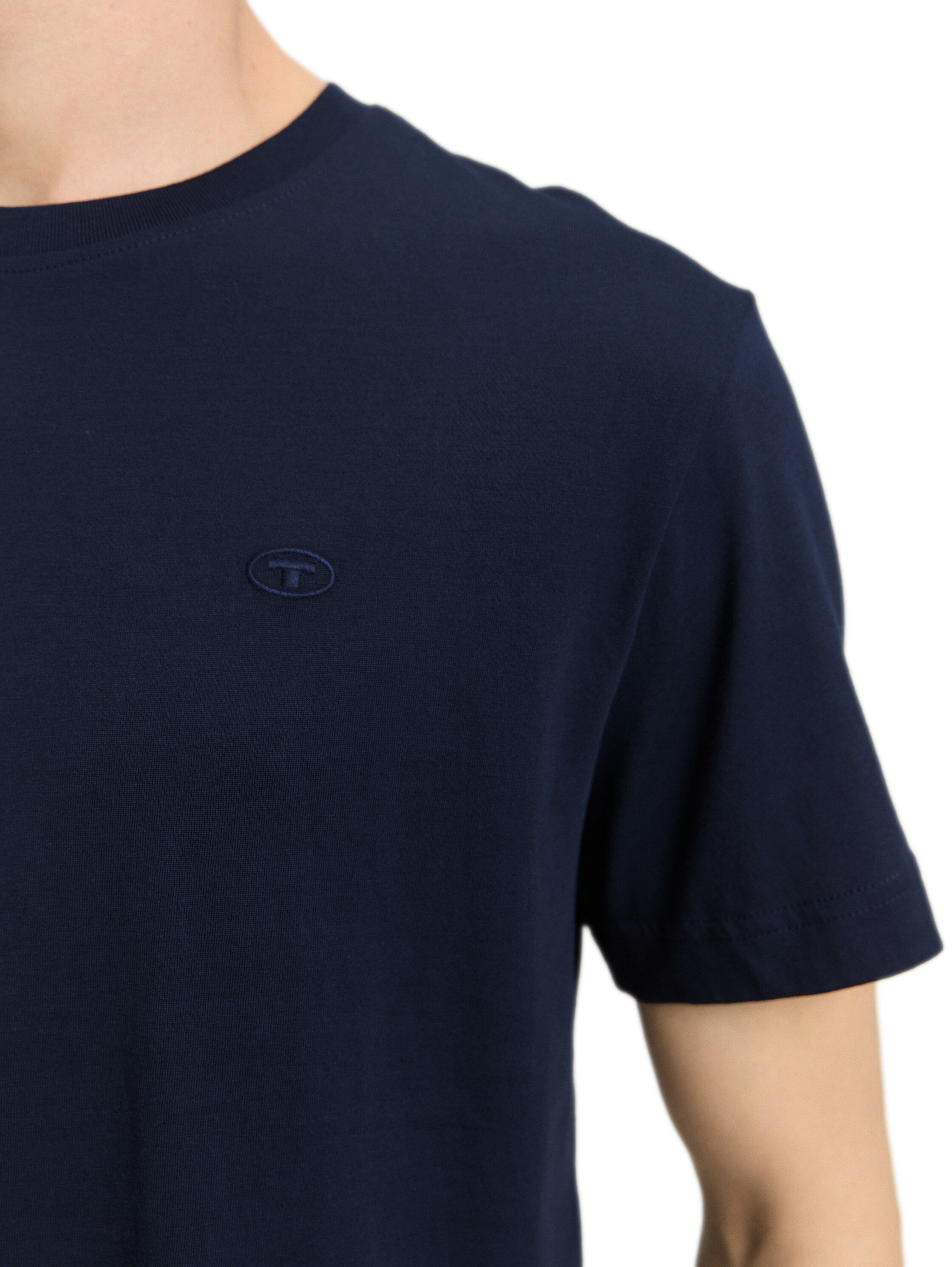Tom Tailor Navy T-Shirt With Logo