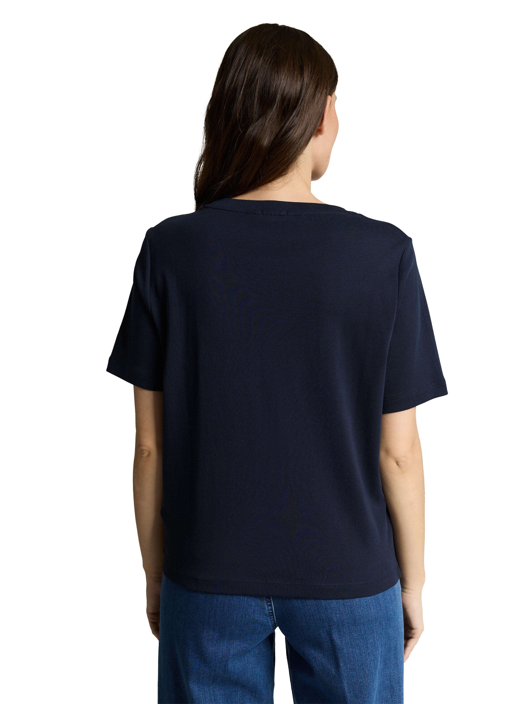 Tom Tailor Navy T-Shirt With Front Design