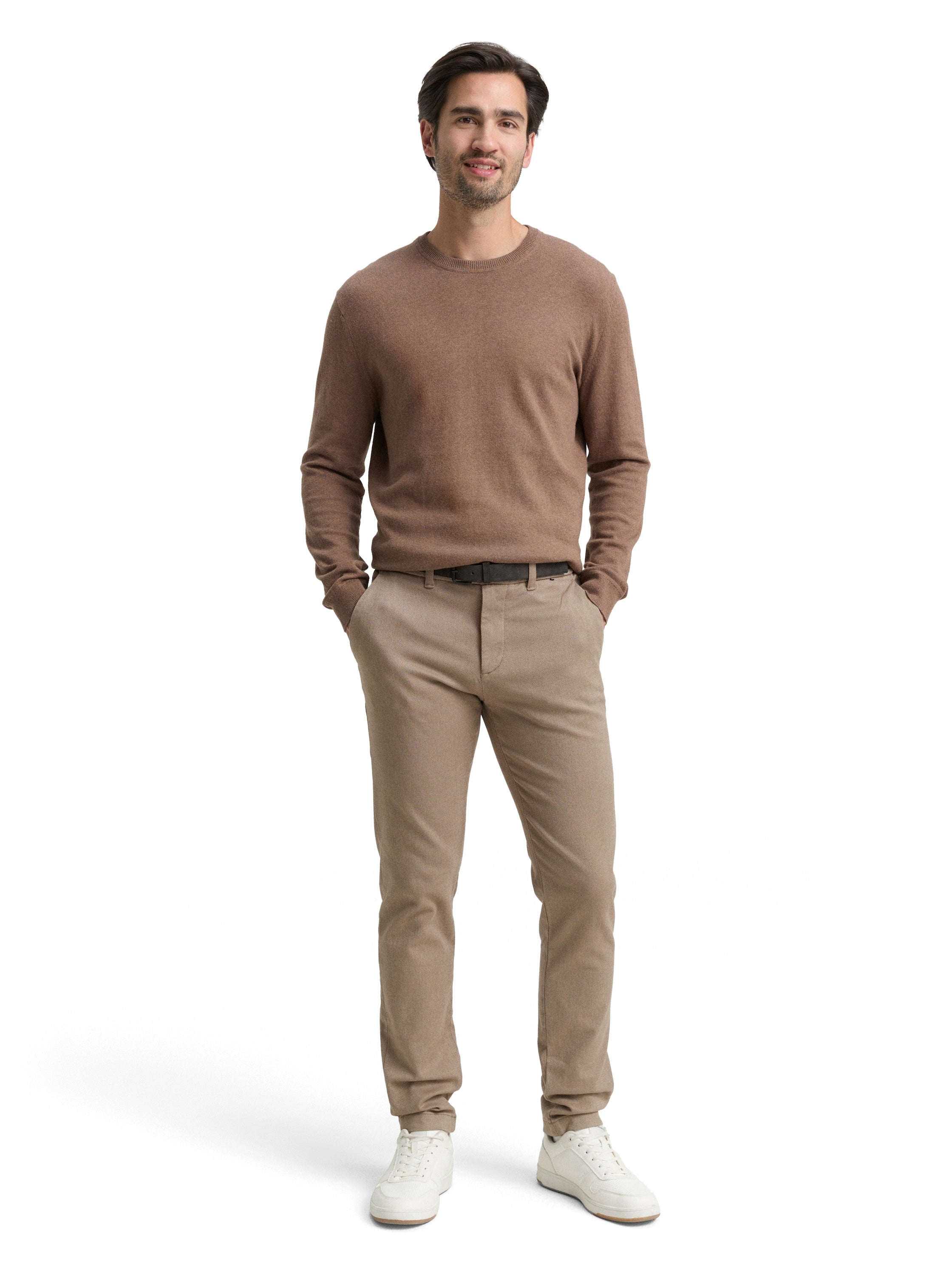 Tom Tailor Travis Slim Beige Chino With Belt