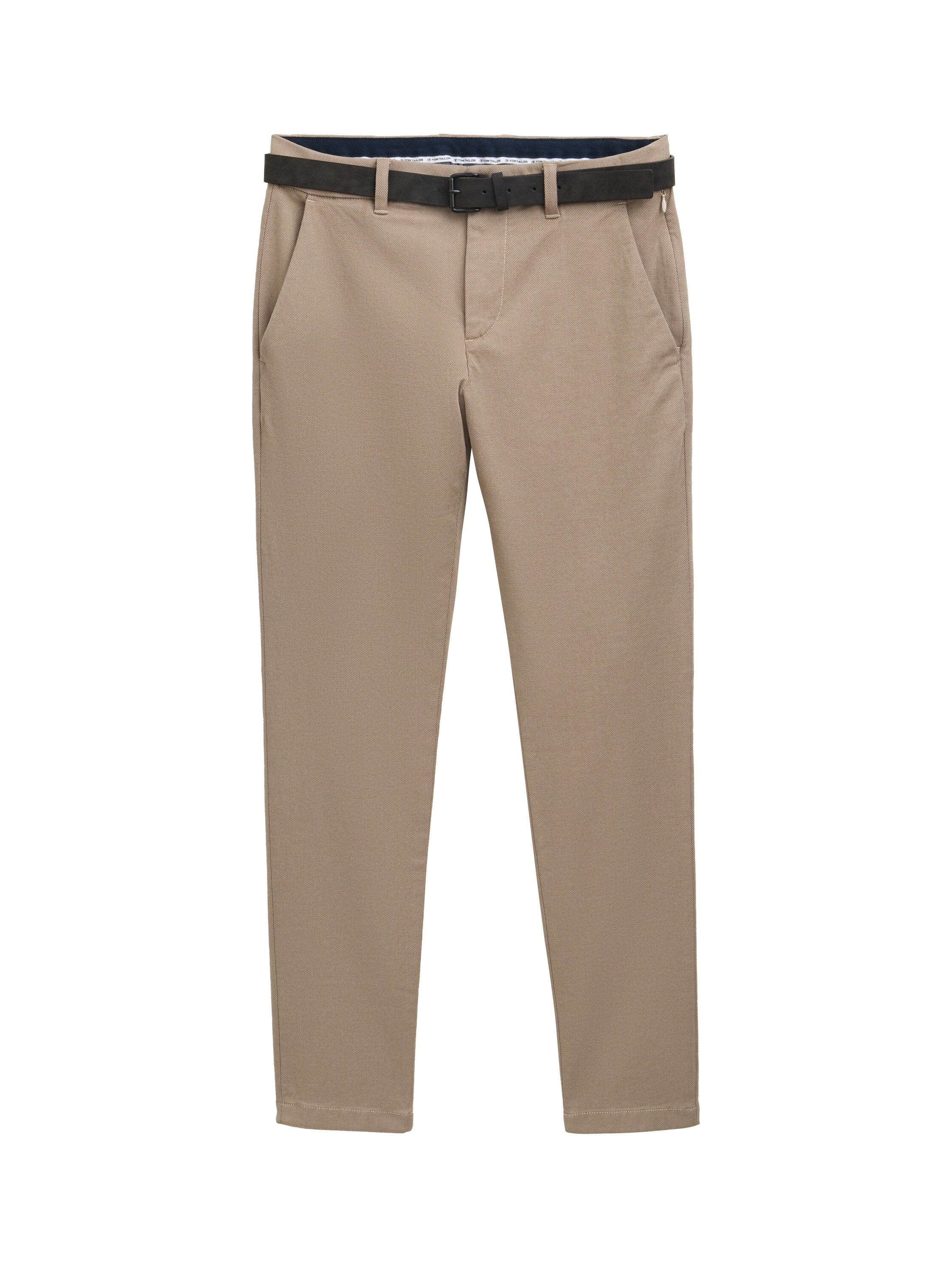 Tom Tailor Travis Slim Beige Chino With Belt