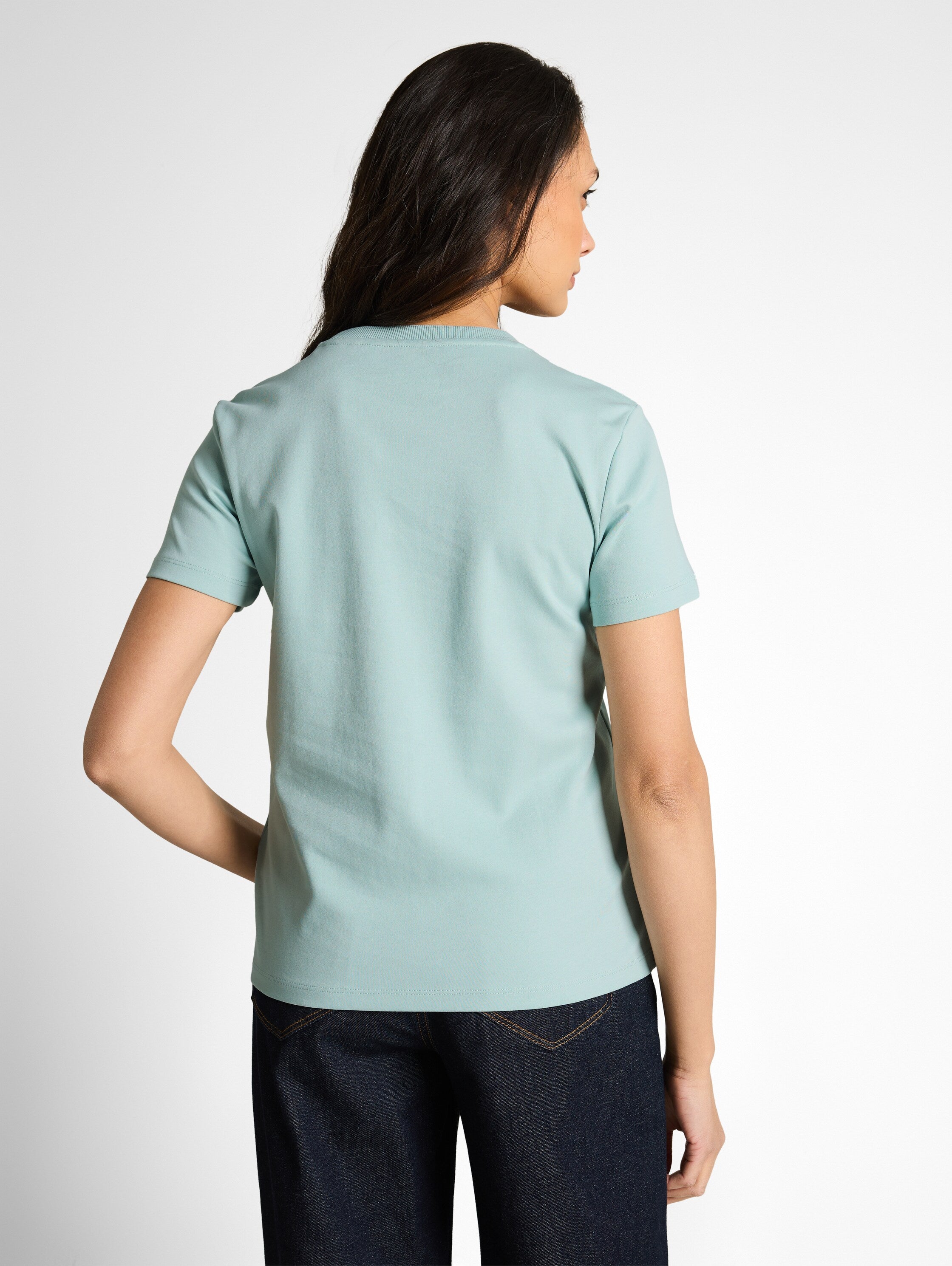 Tom Tailor Blue Haz Basic Cotton T-Shirt