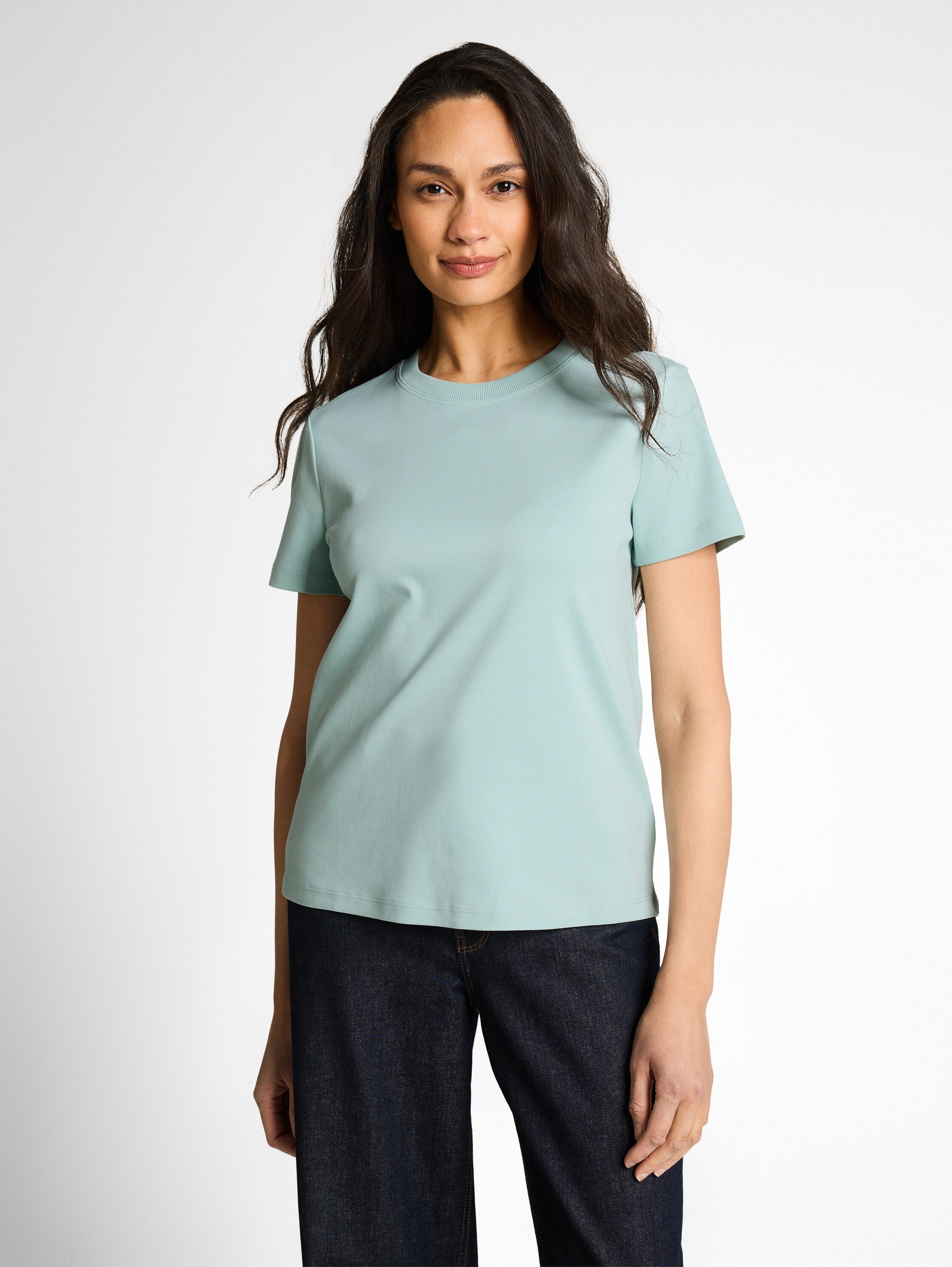 Tom Tailor Blue Haz Basic Cotton T-Shirt