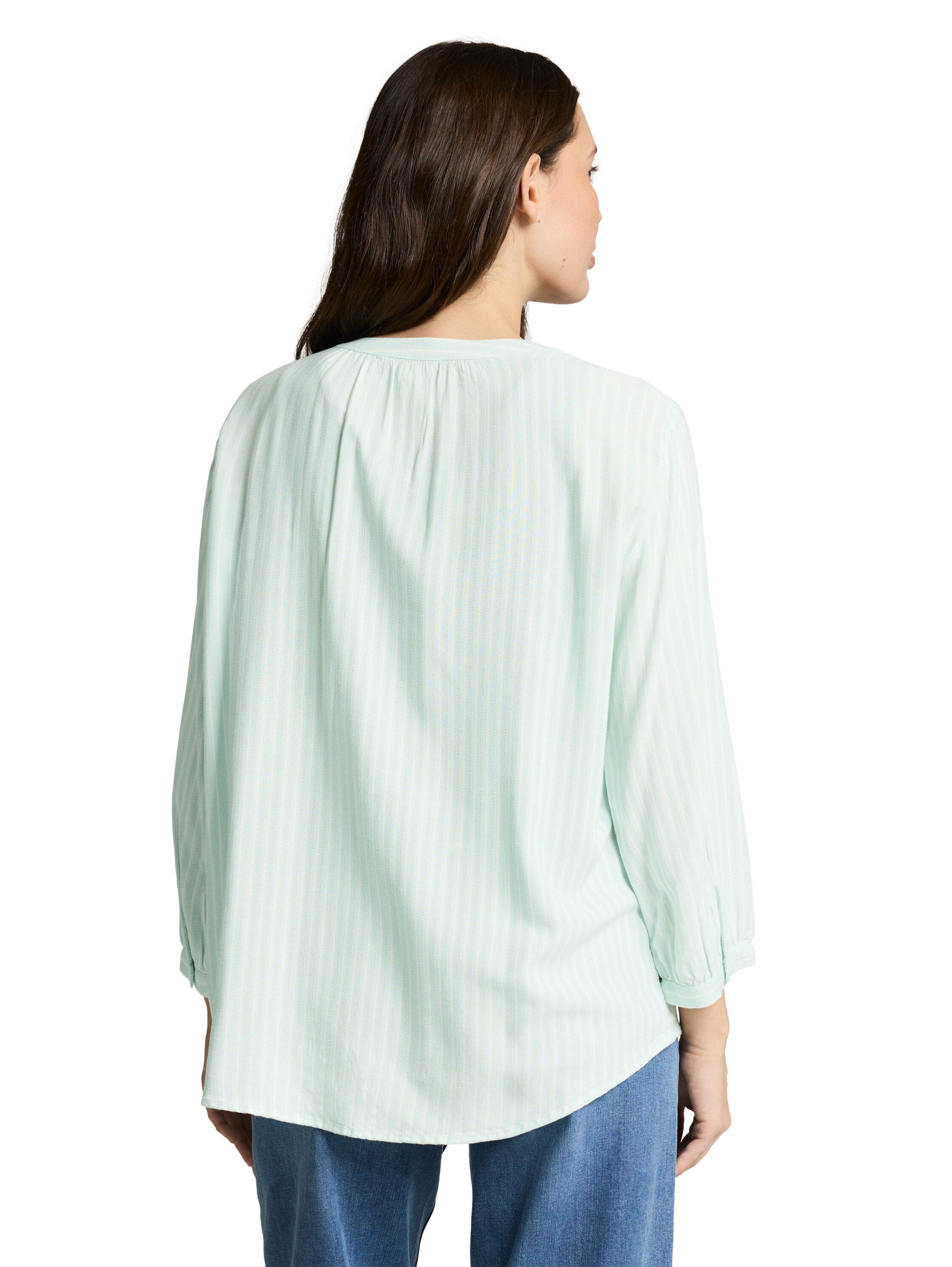 Tom Tailor Mint Green Striped Blouse