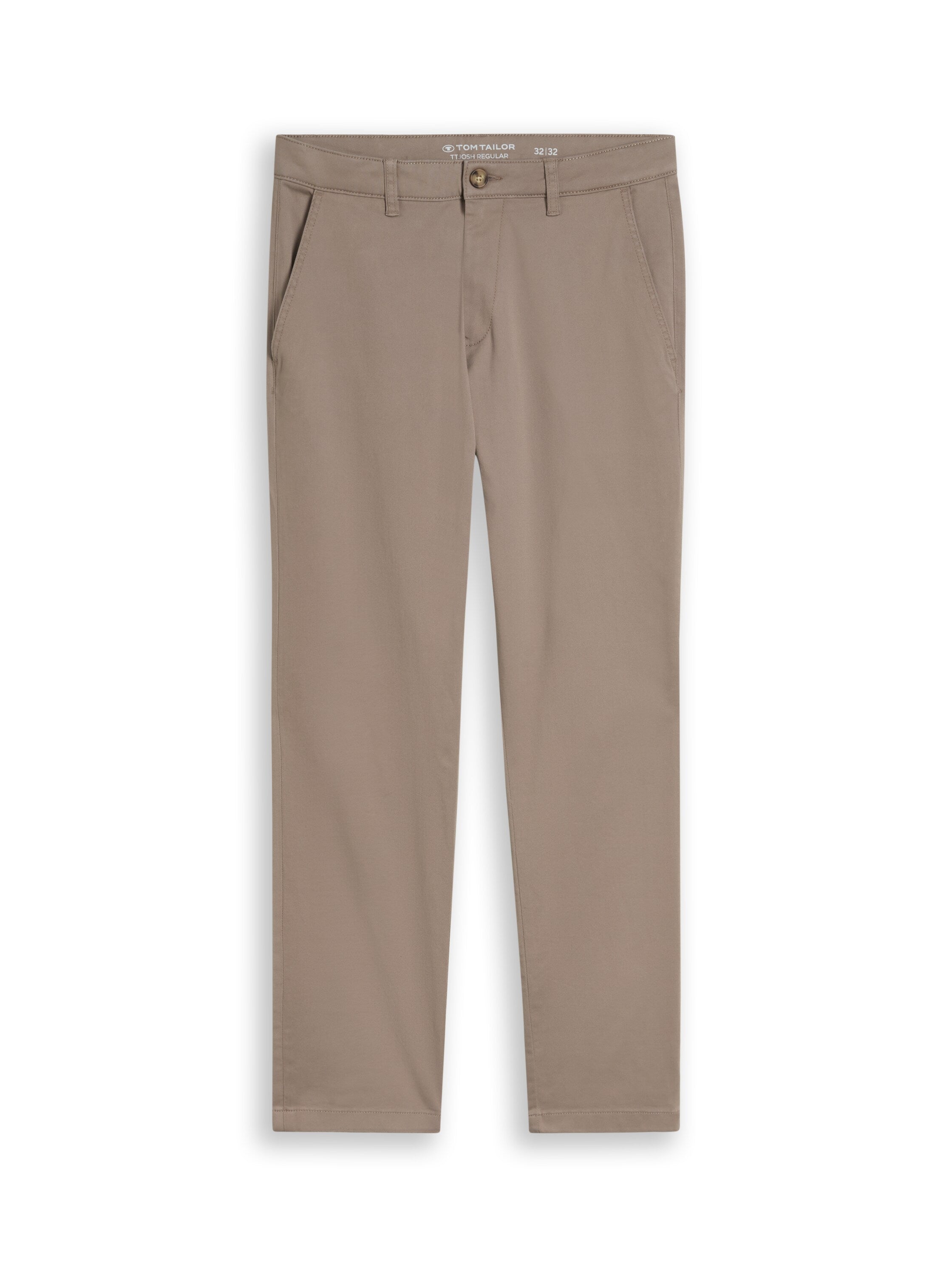 Tom Tailor Driftwood Taupe Regular Fit Chino Pants