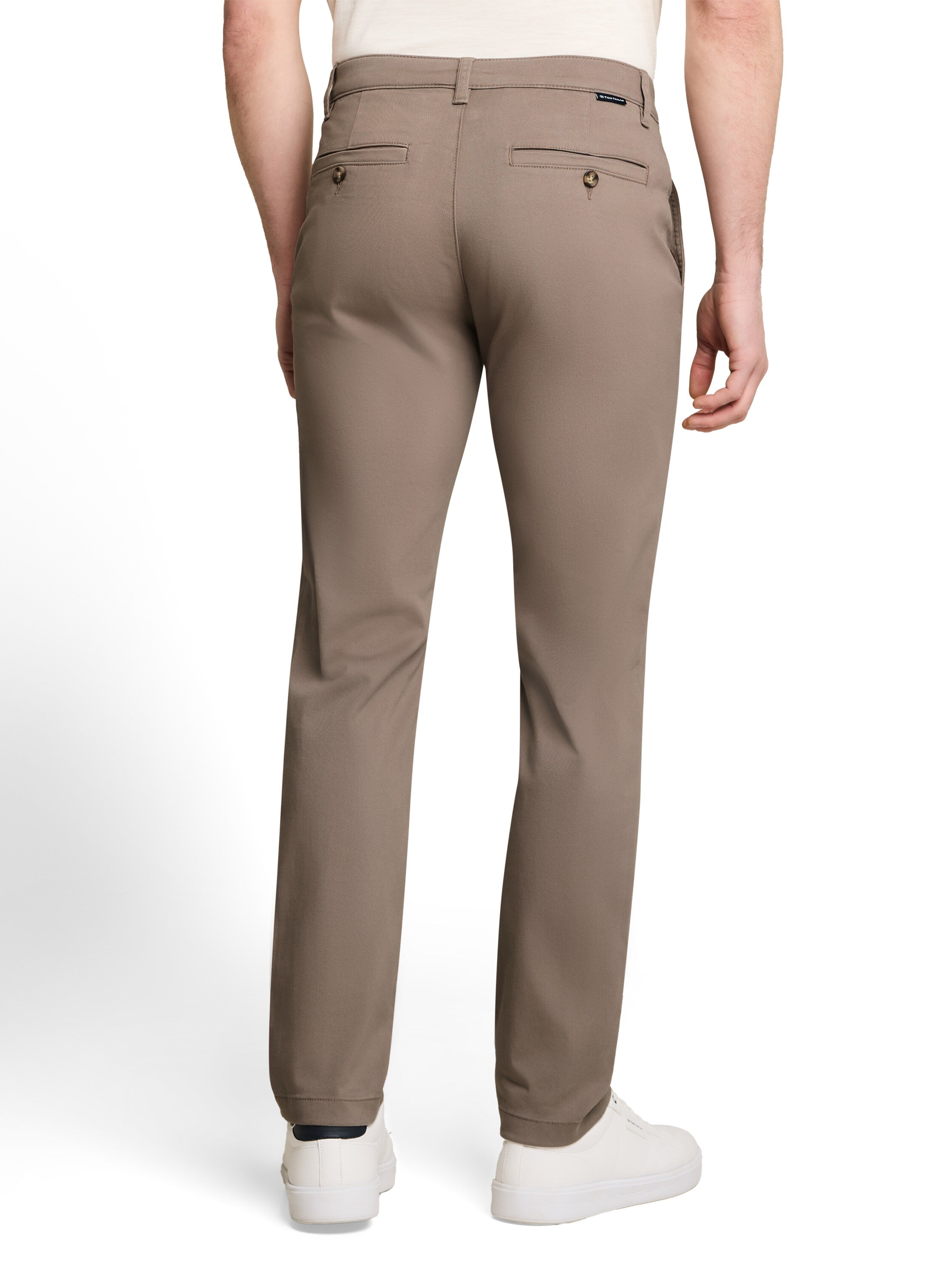 Tom Tailor Driftwood Taupe Regular Fit Chino Pants