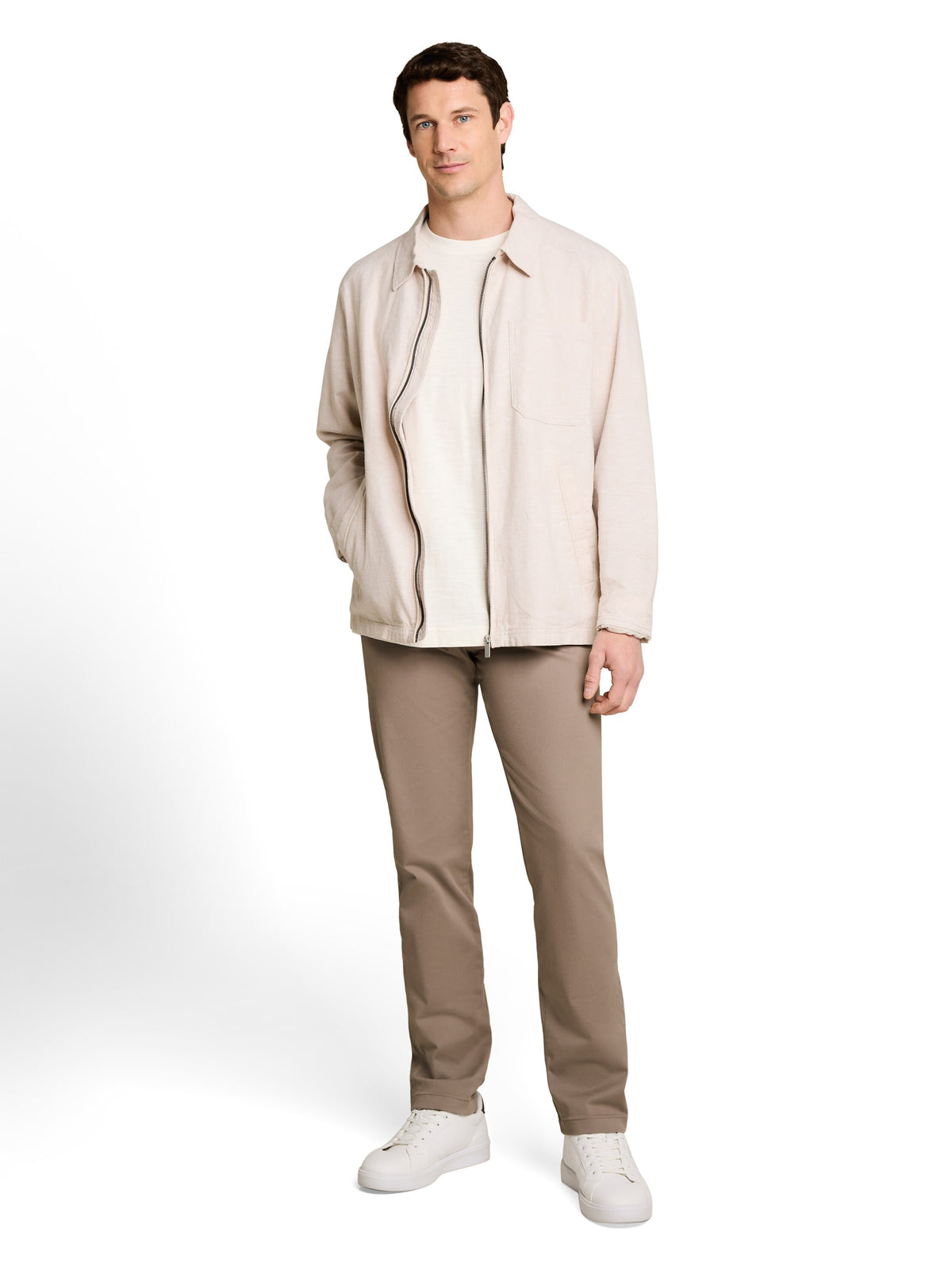 Tom Tailor Driftwood Taupe Regular Fit Chino Pants