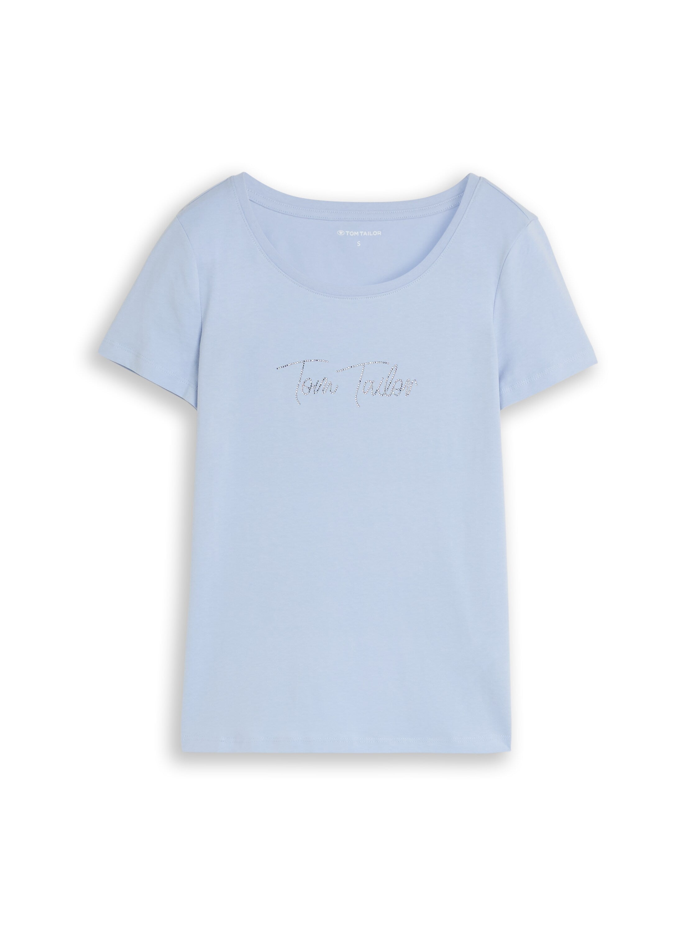 Tom Tailor Blue T-shirt With Glitter Logo