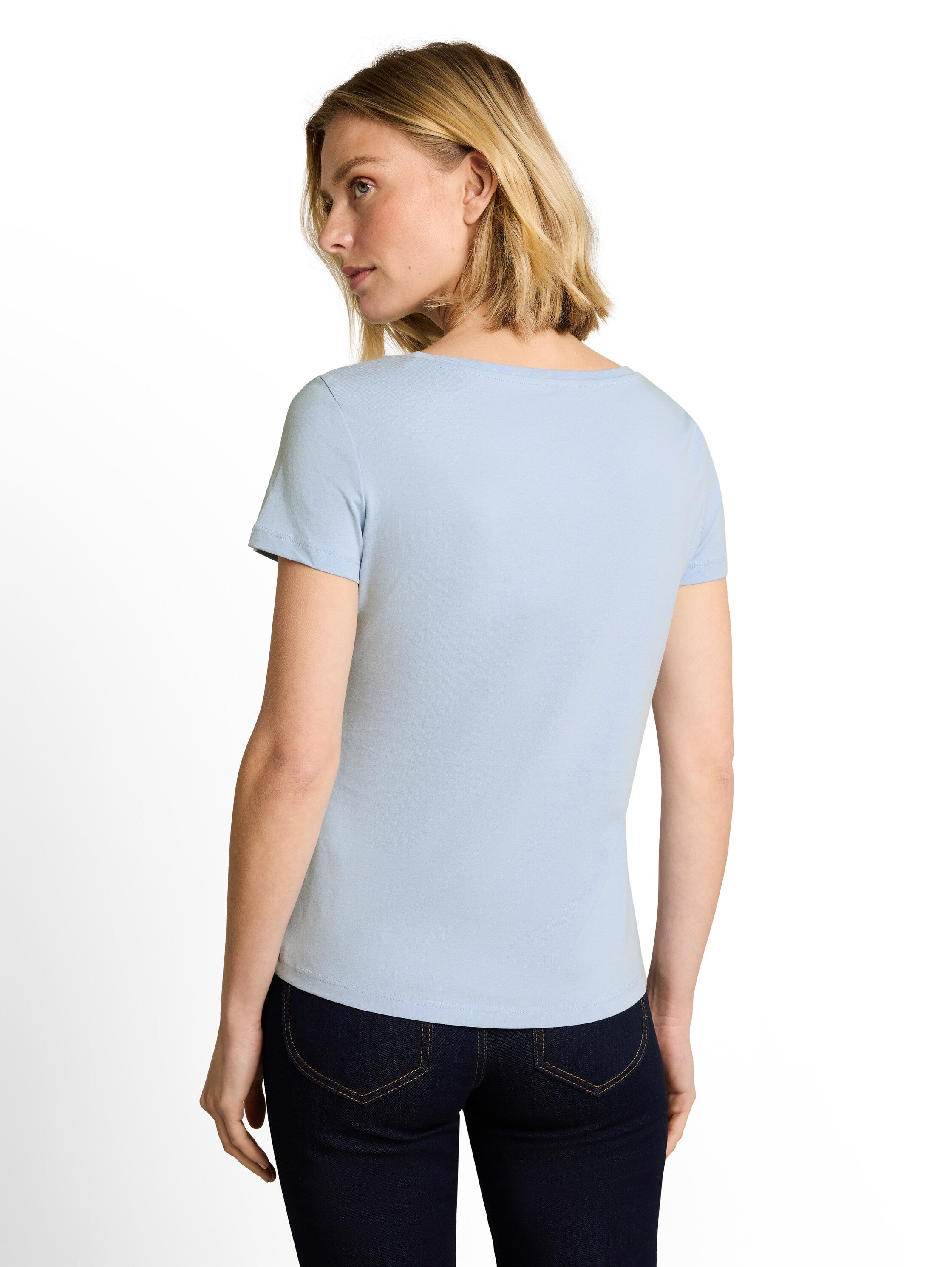 Tom Tailor Blue T-shirt With Glitter Logo